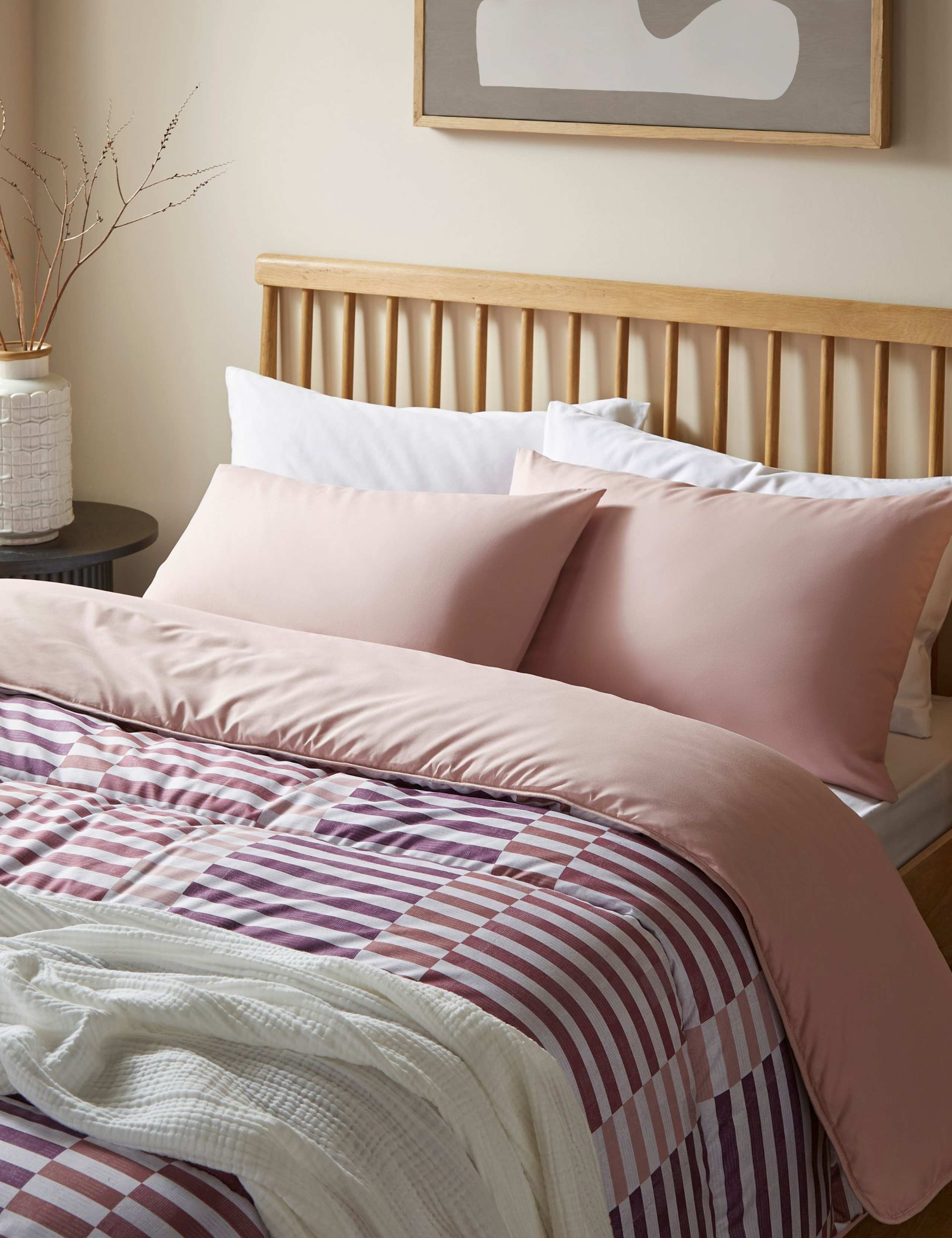 Rosy Stripes 10.5 Tog Coverless Duvet Set 2 of 6