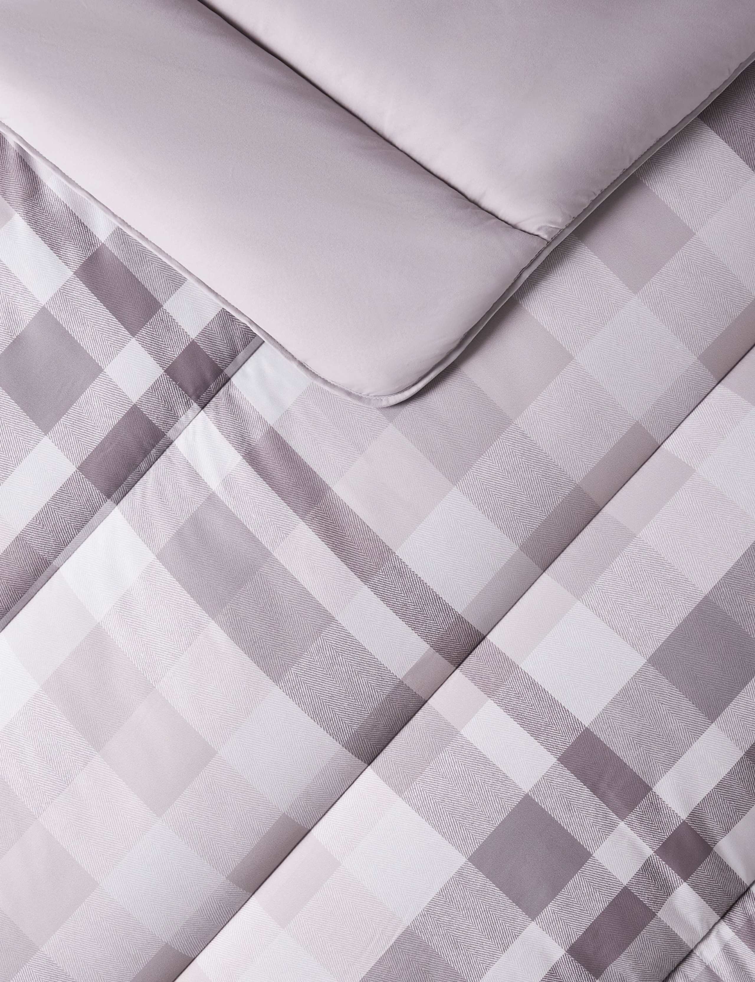Checked 10.5 Tog Coverless Duvet Set 4 of 6