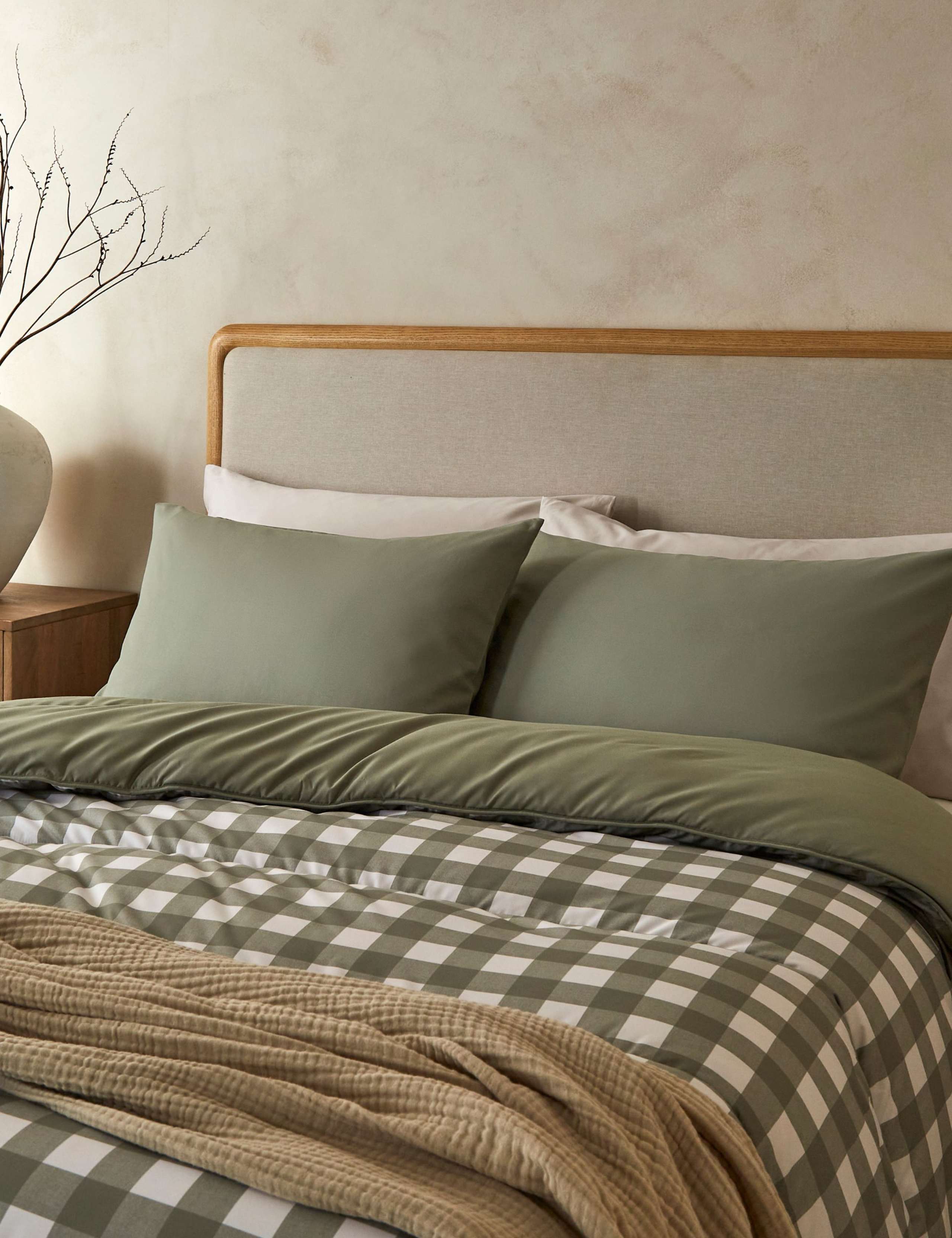 Gingham 10.5 Tog Coverless Duvet Set 2 of 6