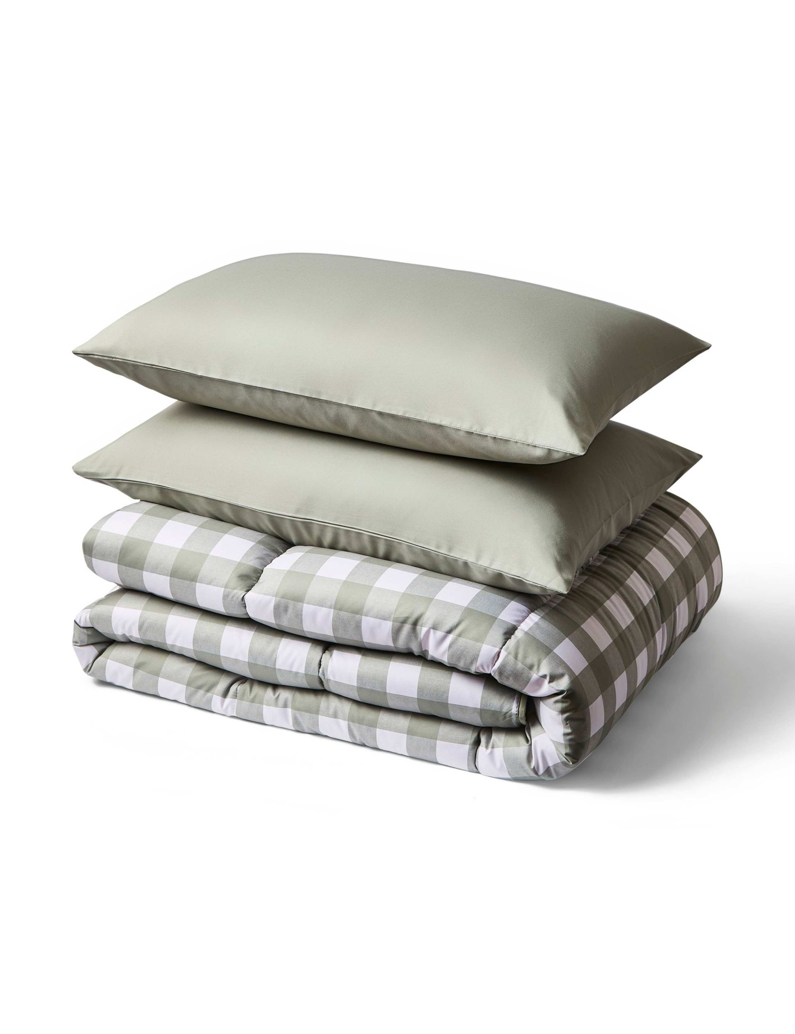 Gingham 10.5 Tog Coverless Duvet Set 3 of 6