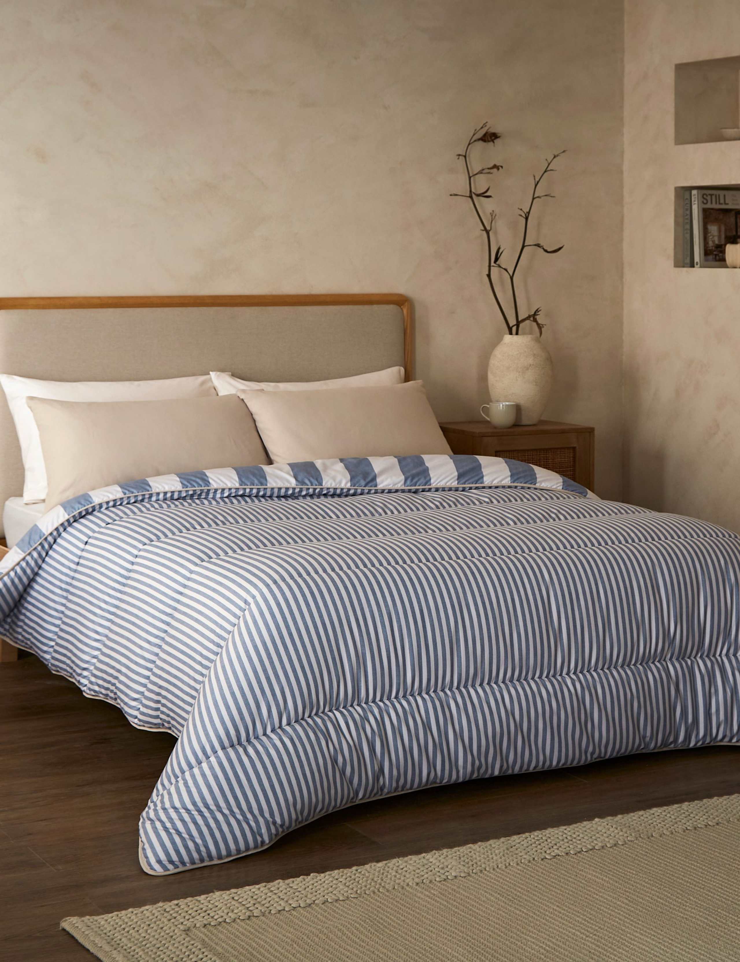 Striped 10.5 Tog Coverless Duvet Set 1 of 6