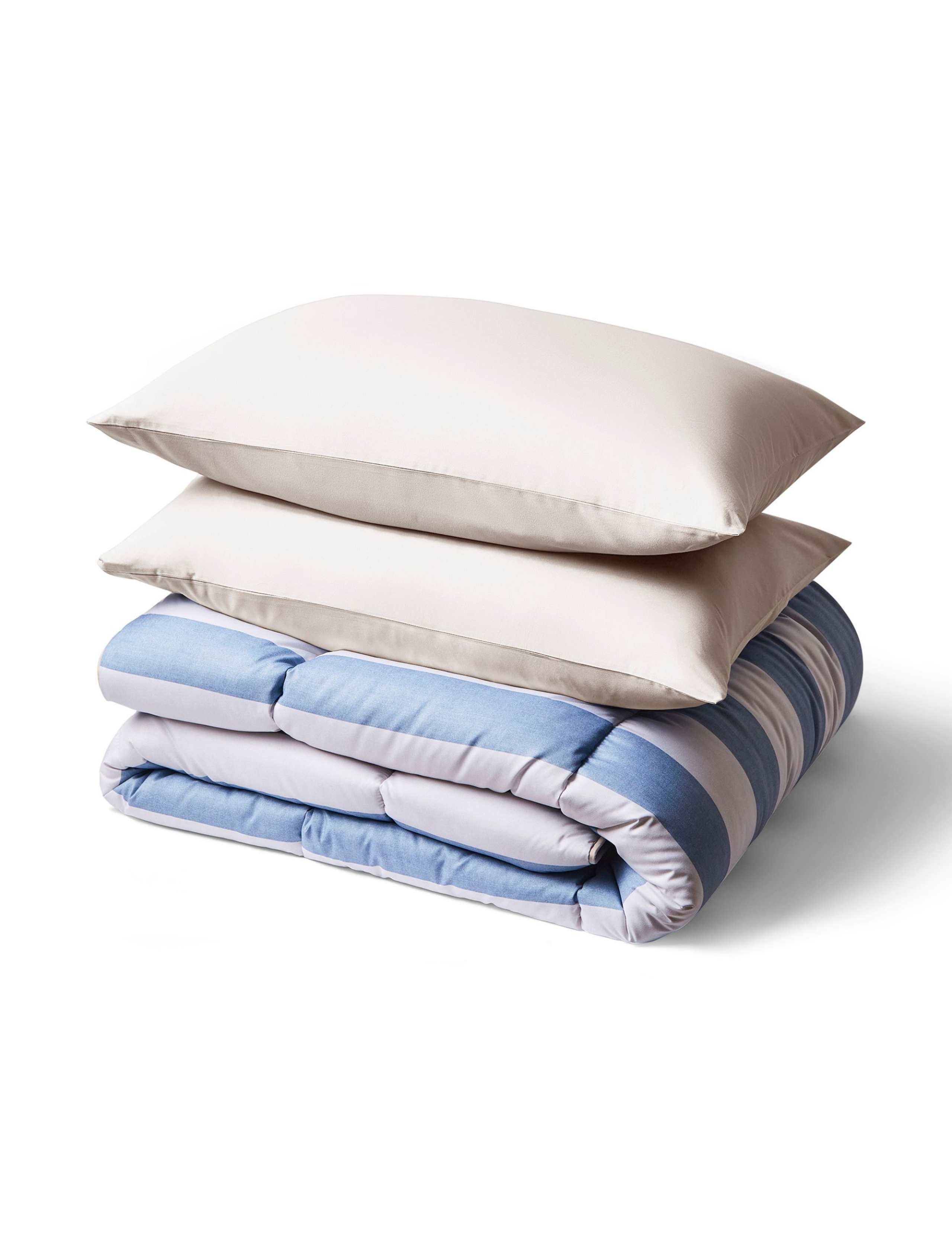 Striped 10.5 Tog Coverless Duvet Set 3 of 6