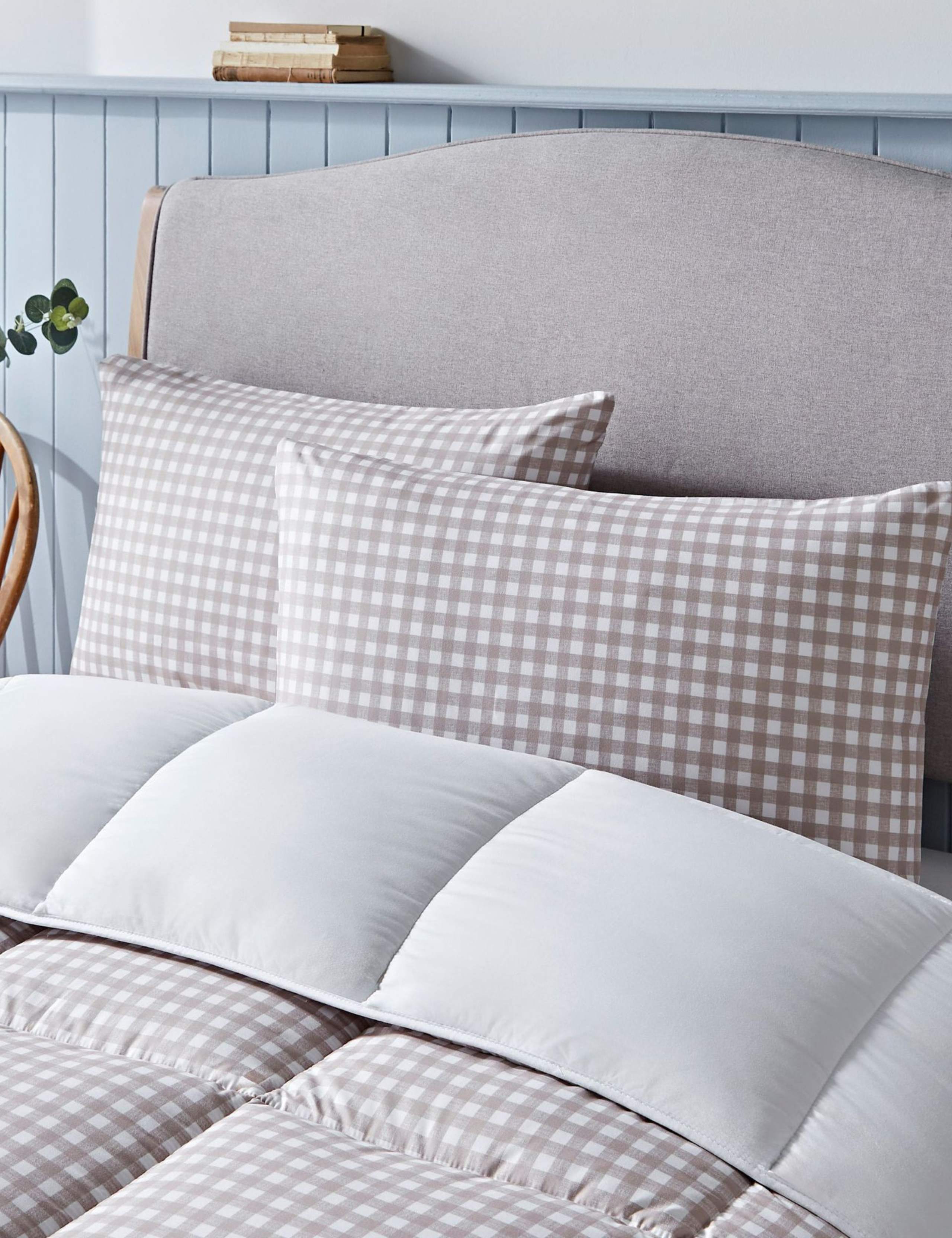 Gingham 10.5 Tog Coverless Duvet Set 2 of 6