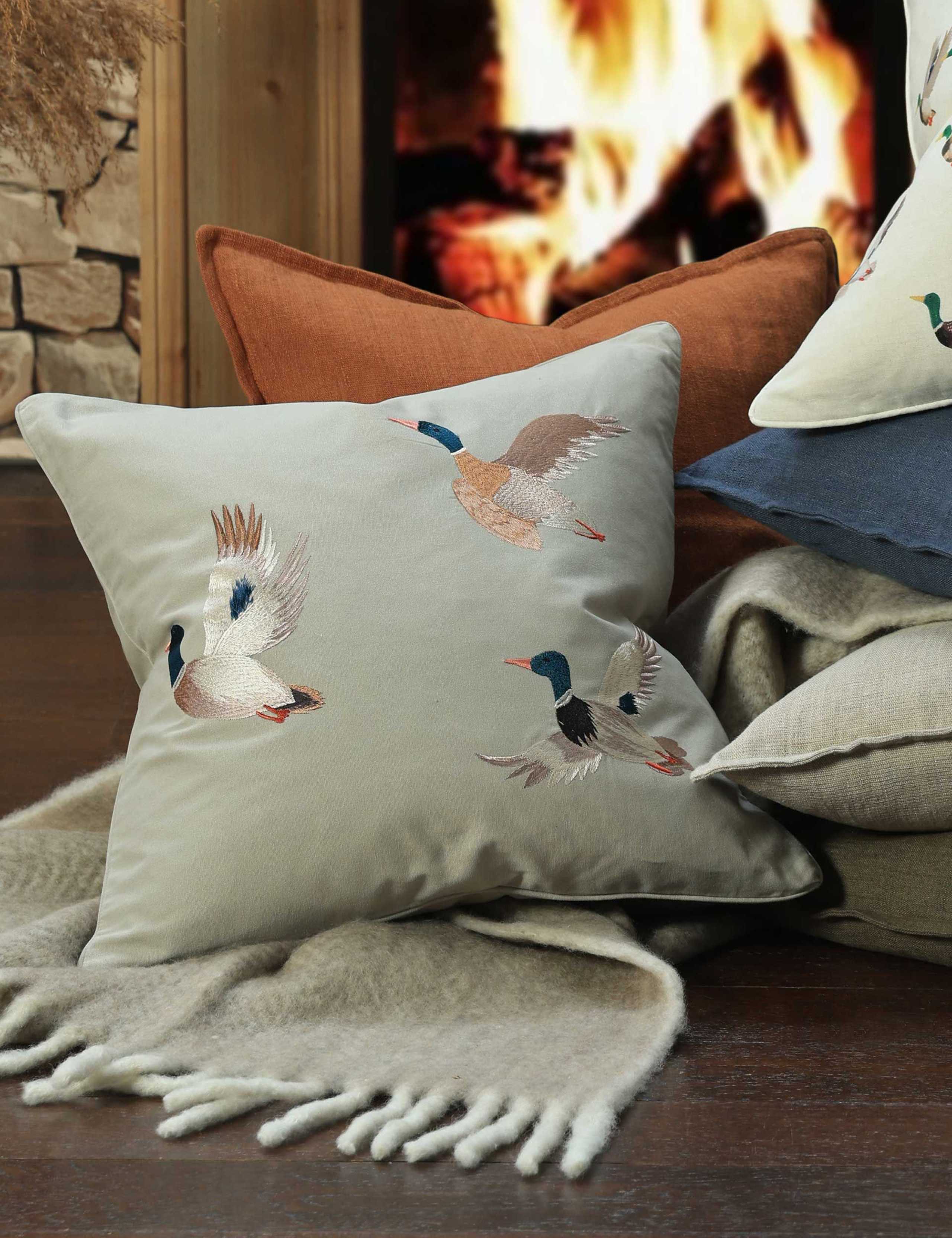 Pure Cotton Ducky Cushion 2 of 3