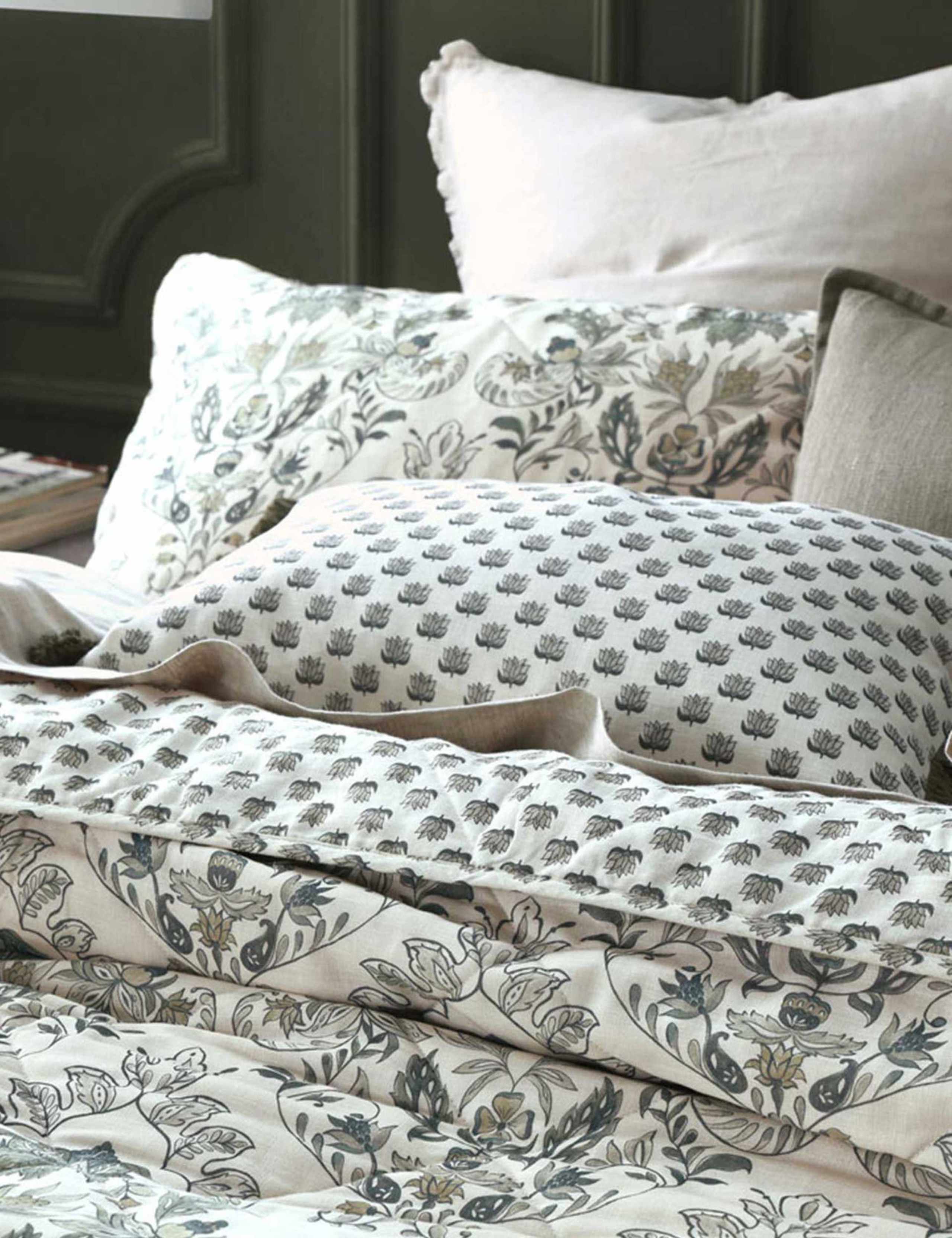 Cotton Linen Blend Jovany Bolster Cushion 3 of 3