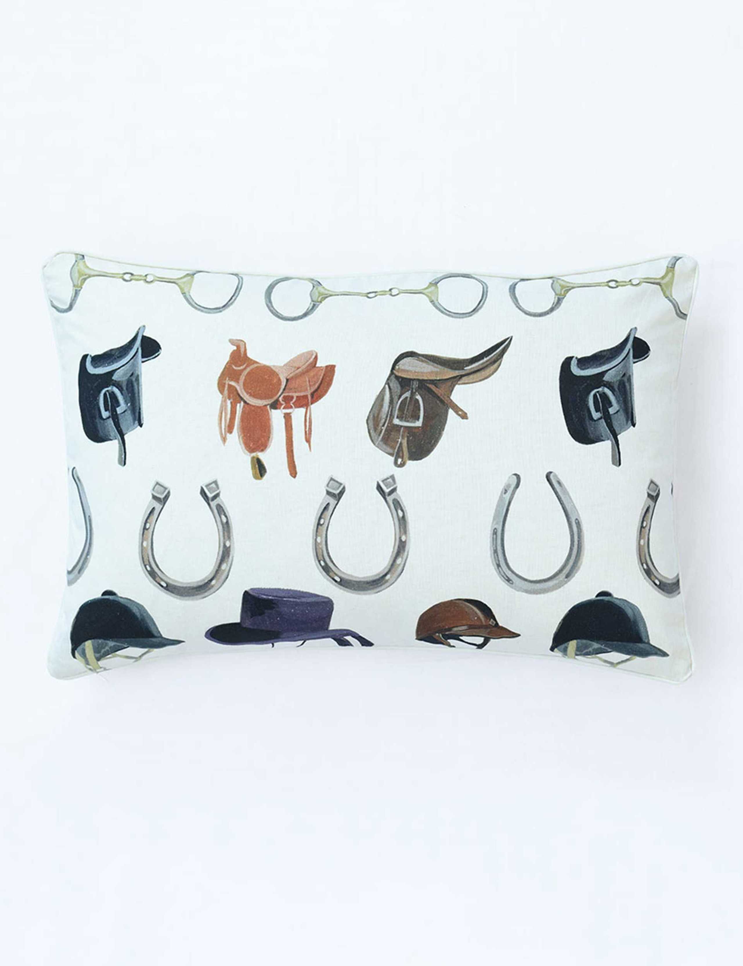 Pure Cotton Stables Cushion 1 of 3