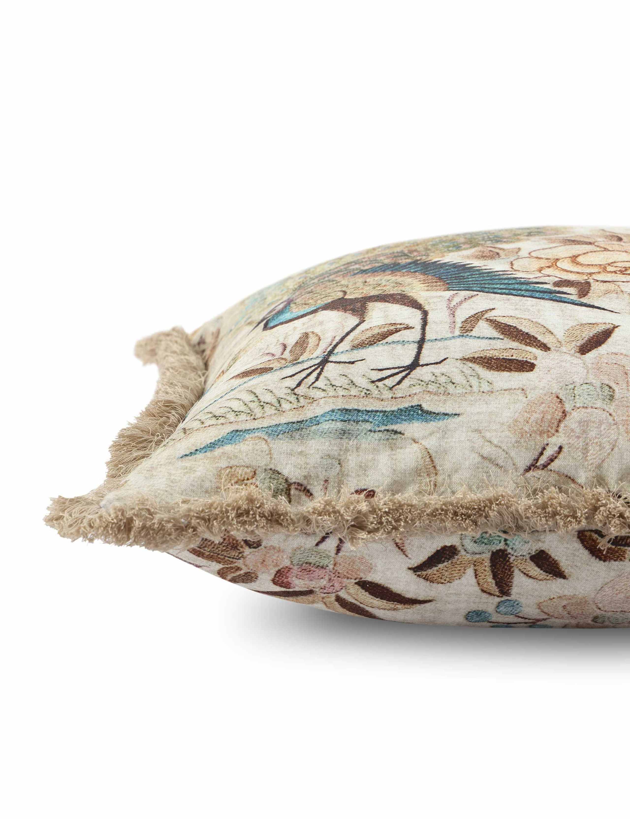 Pure Cotton Milan Fringed Cushion 3 of 3