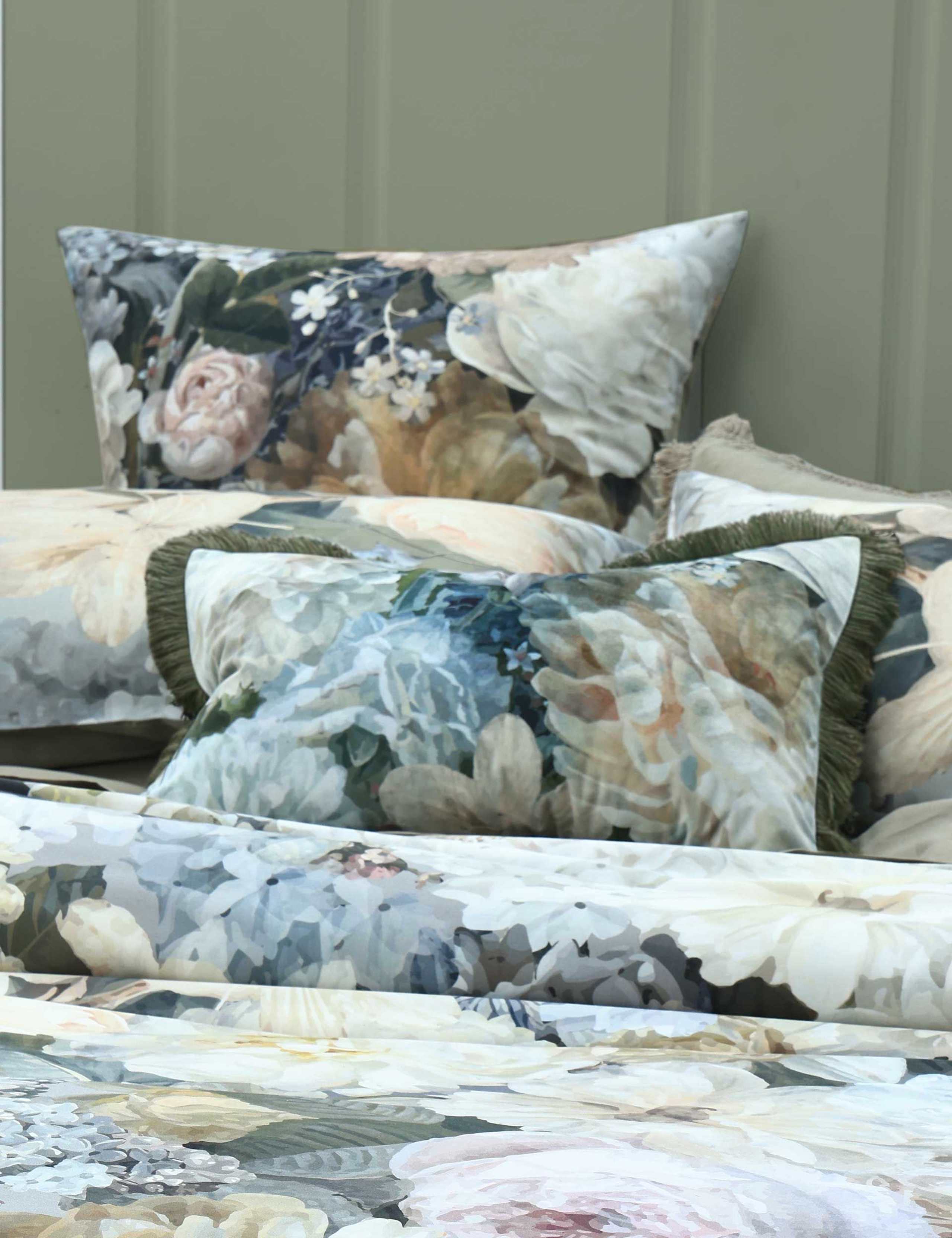 Velvet Polly Bolster Cushion 2 of 3