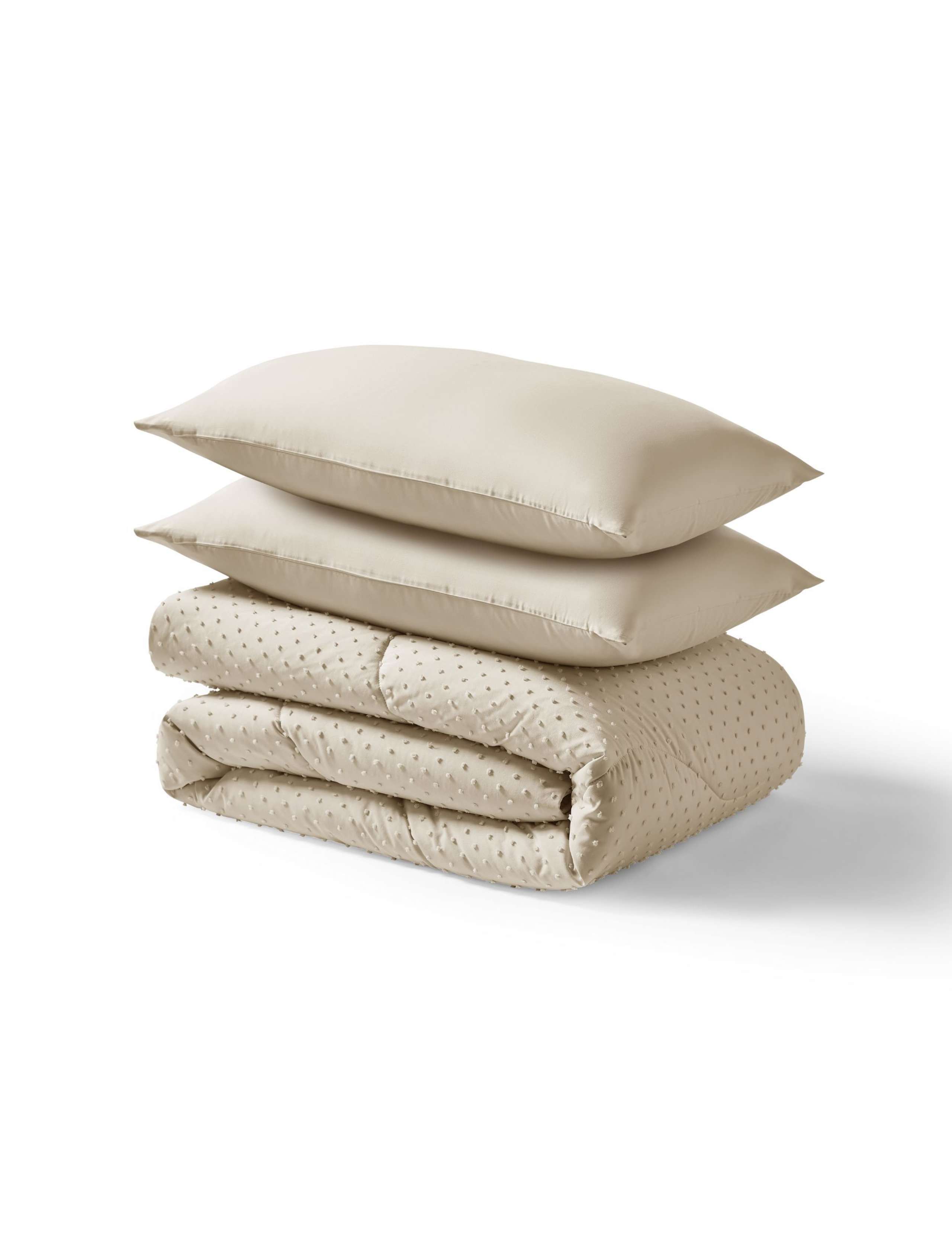 Tufted Dots Coverless Duvet and Pillowcases 3 of 8