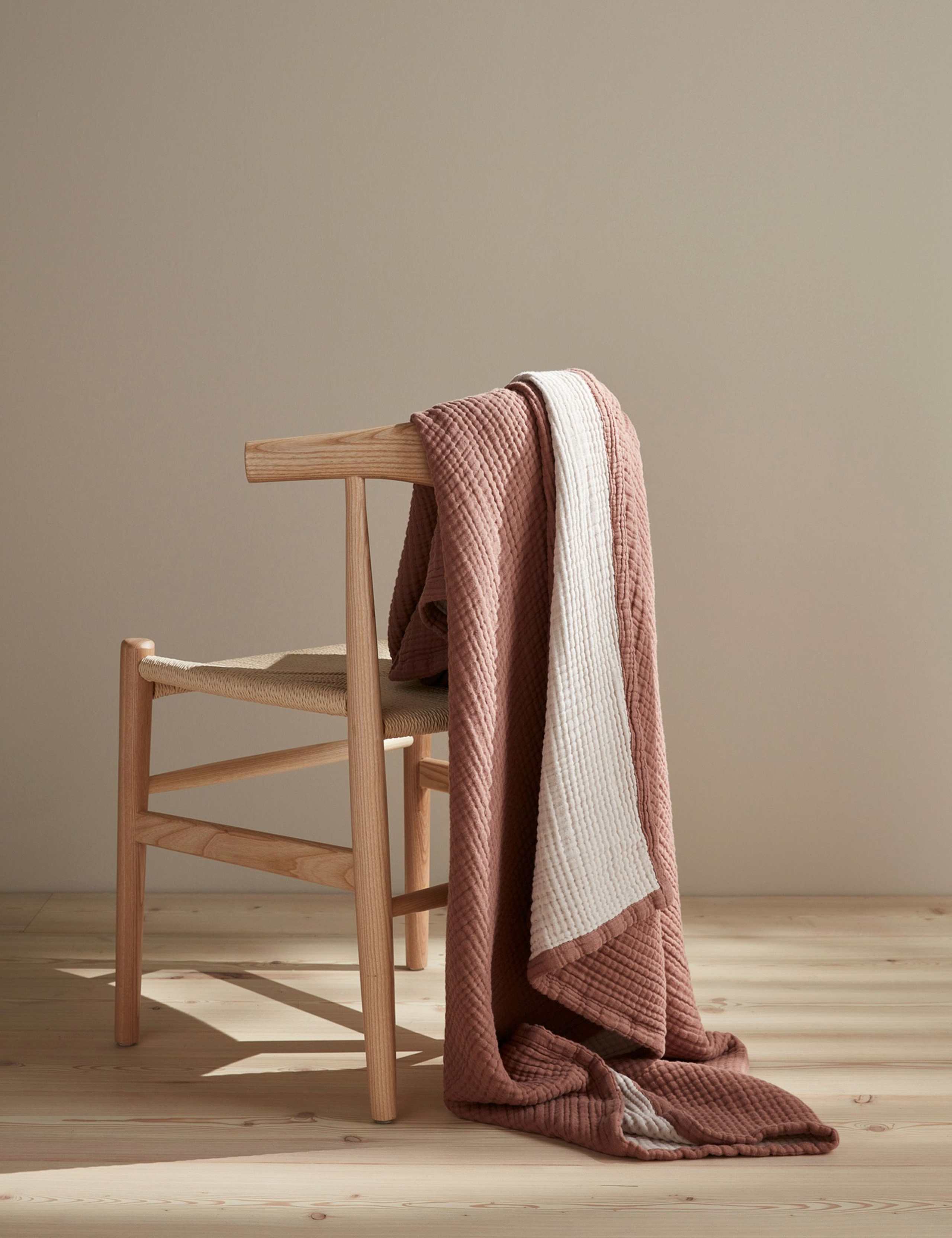 Pure Cotton Reversible Extra Large Throw 4 of 6