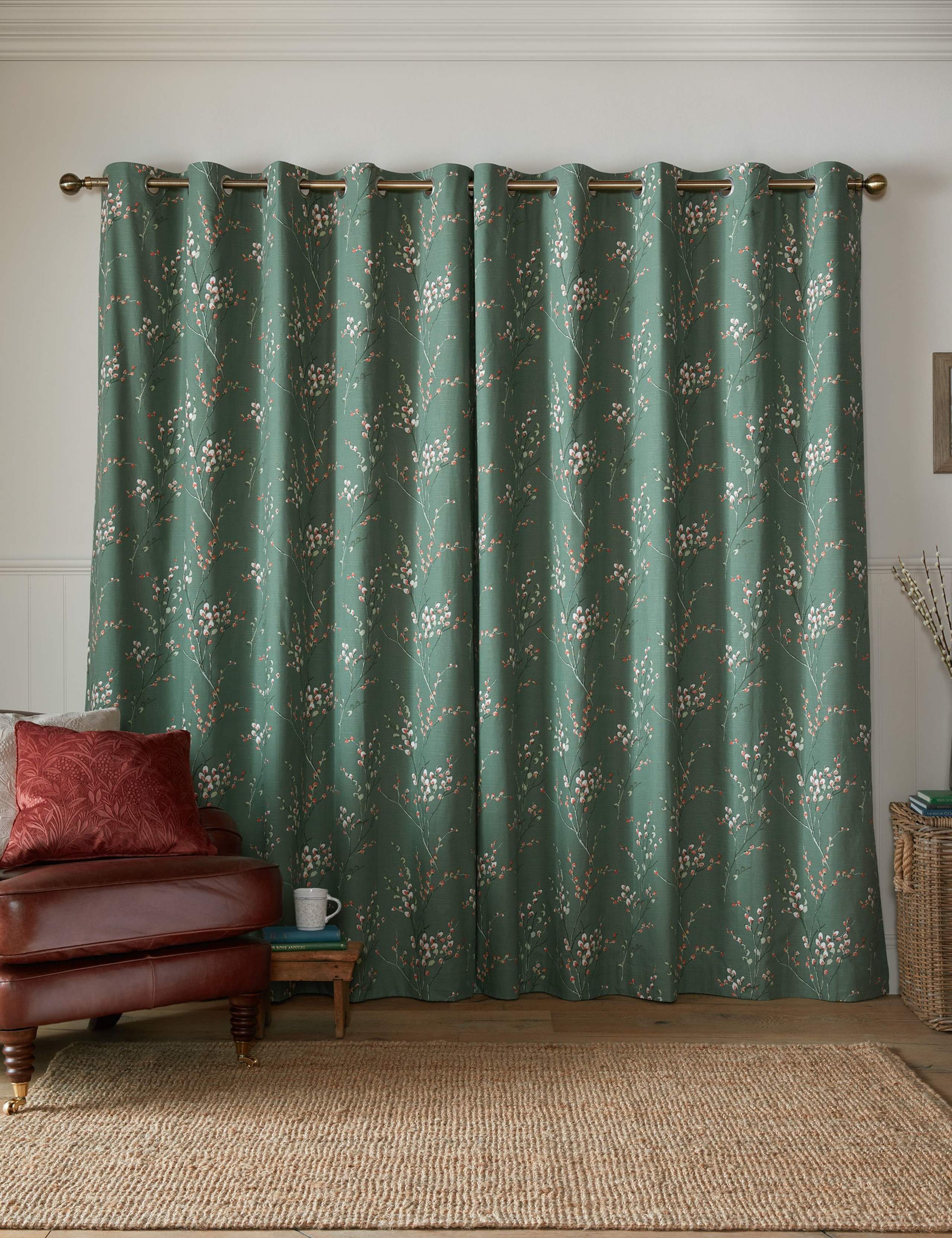 Pussy Willow Eyelet Blackout Curtains 2 of 4