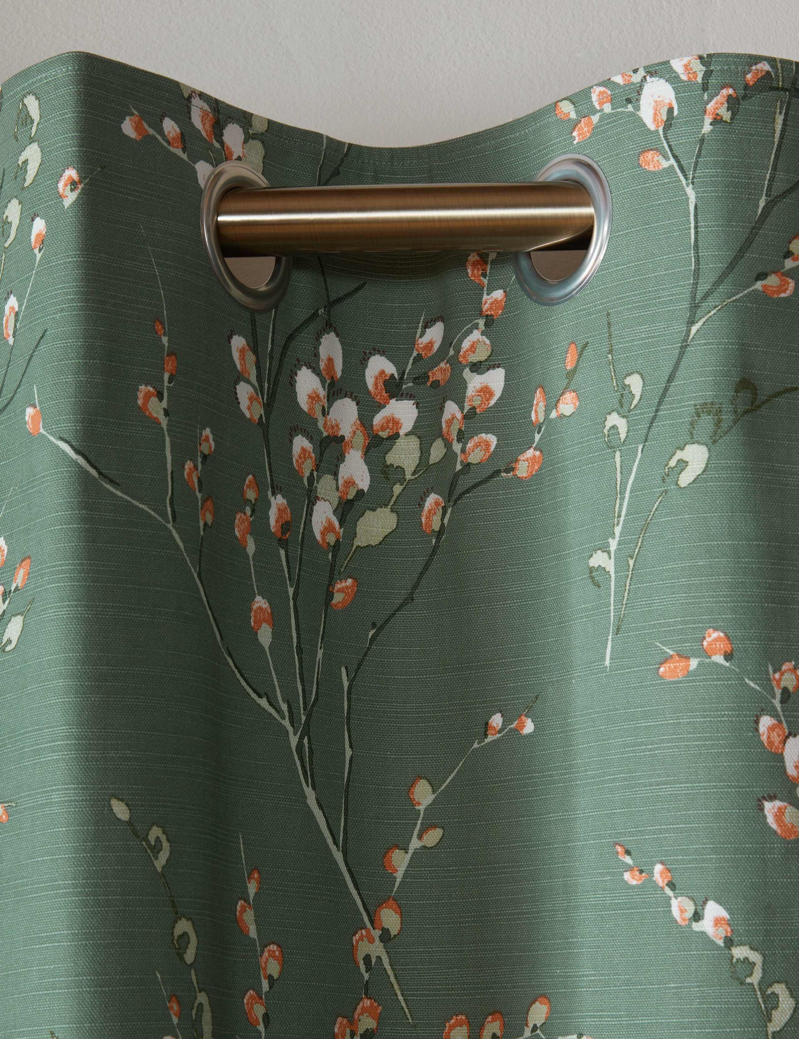 Pussy Willow Eyelet Blackout Curtains 4 of 4