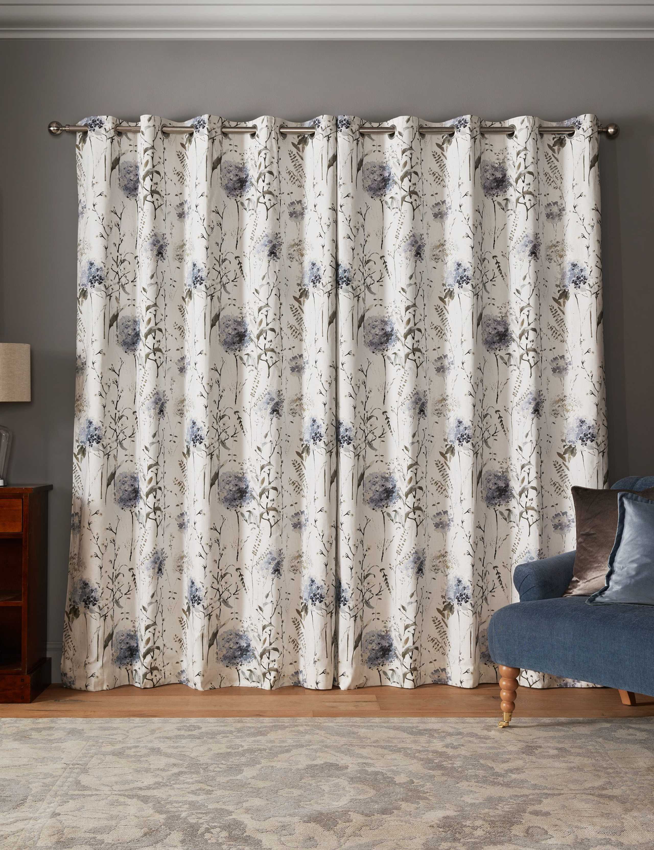 Pallington Bloom Cotton Rich Eyelet Blackout Curtains 2 of 4
