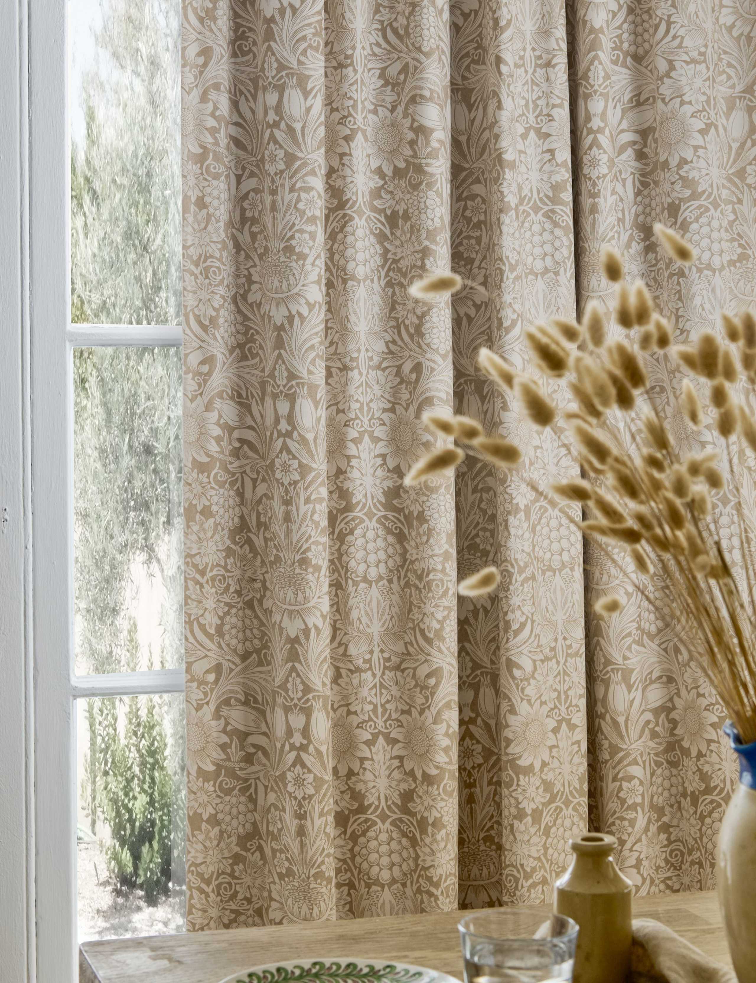 Sunflower Pure Cotton Blackout Curtains 2 of 3