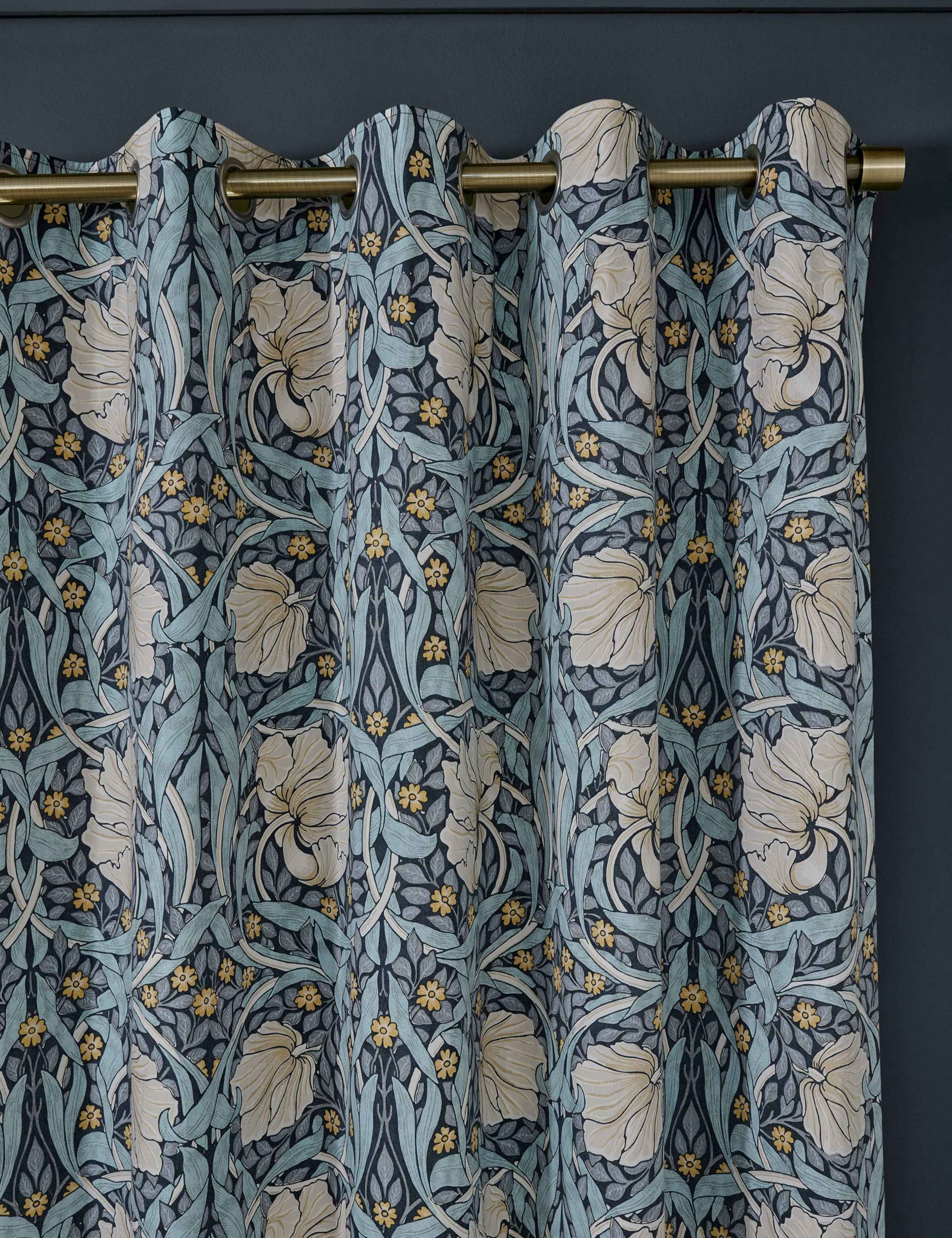 Pimpernel Pure Cotton Blackout Curtains 2 of 3