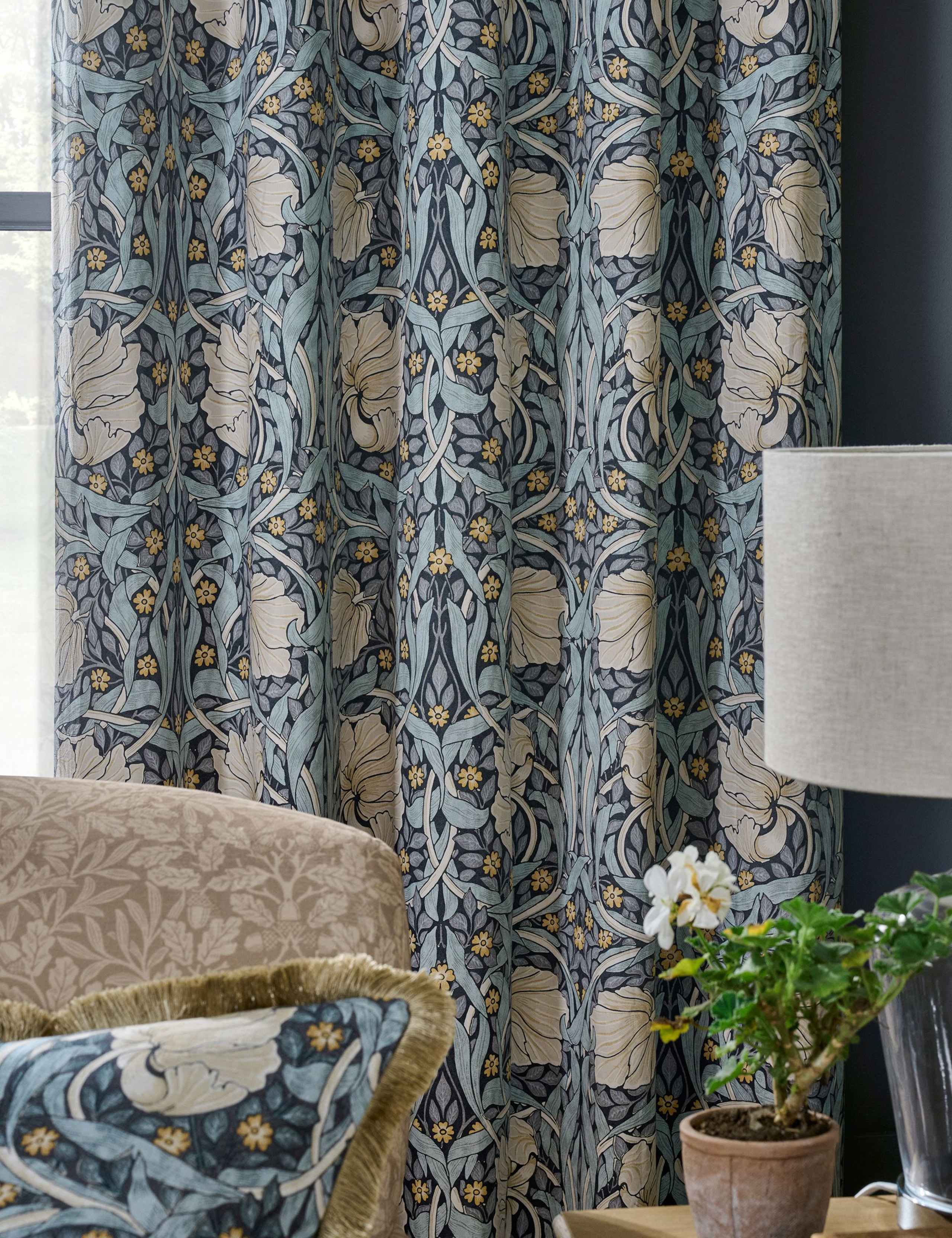 Pimpernel Pure Cotton Blackout Curtains 3 of 3