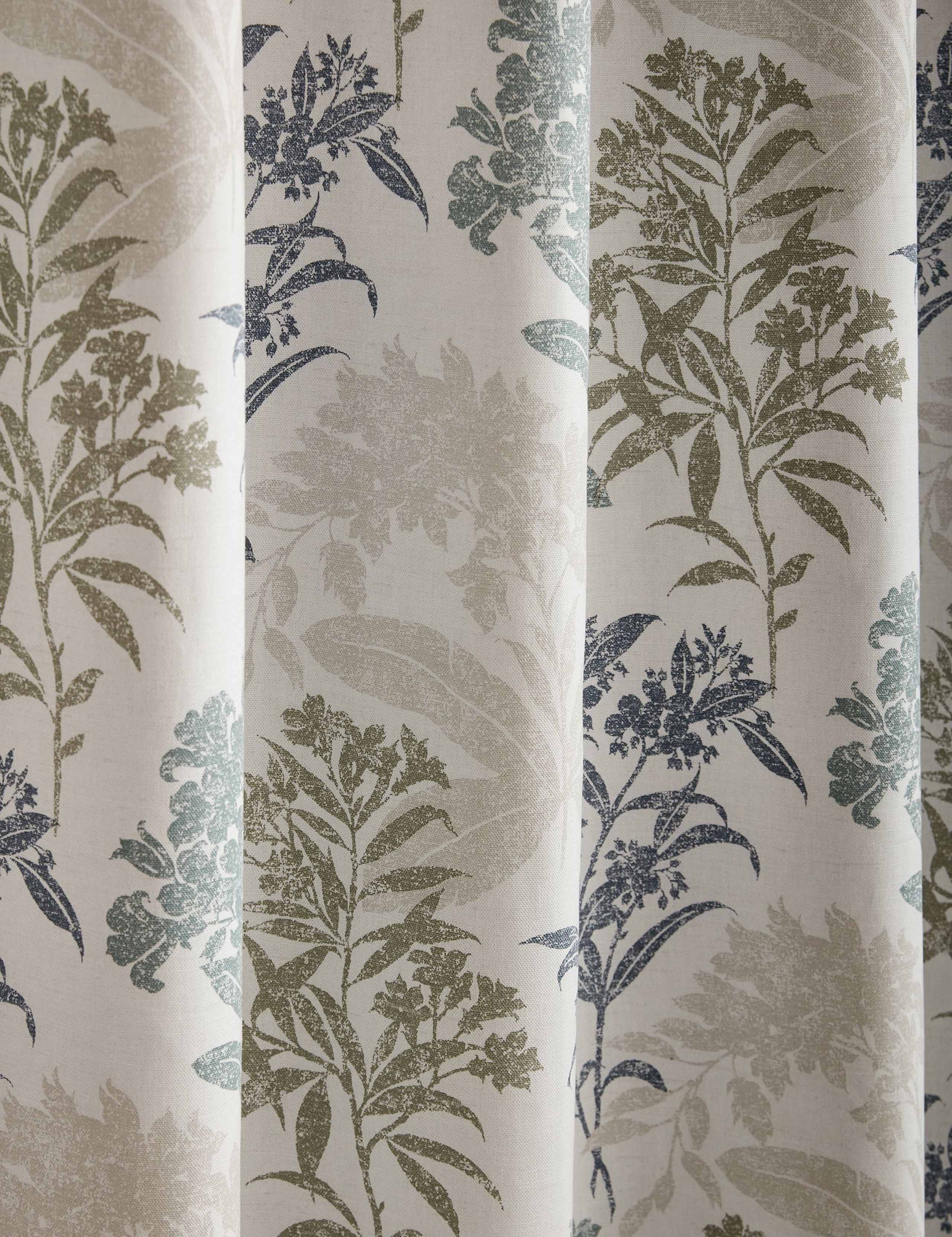 Tenby Pure Cotton Eyelet Blackout Curtains 3 of 4