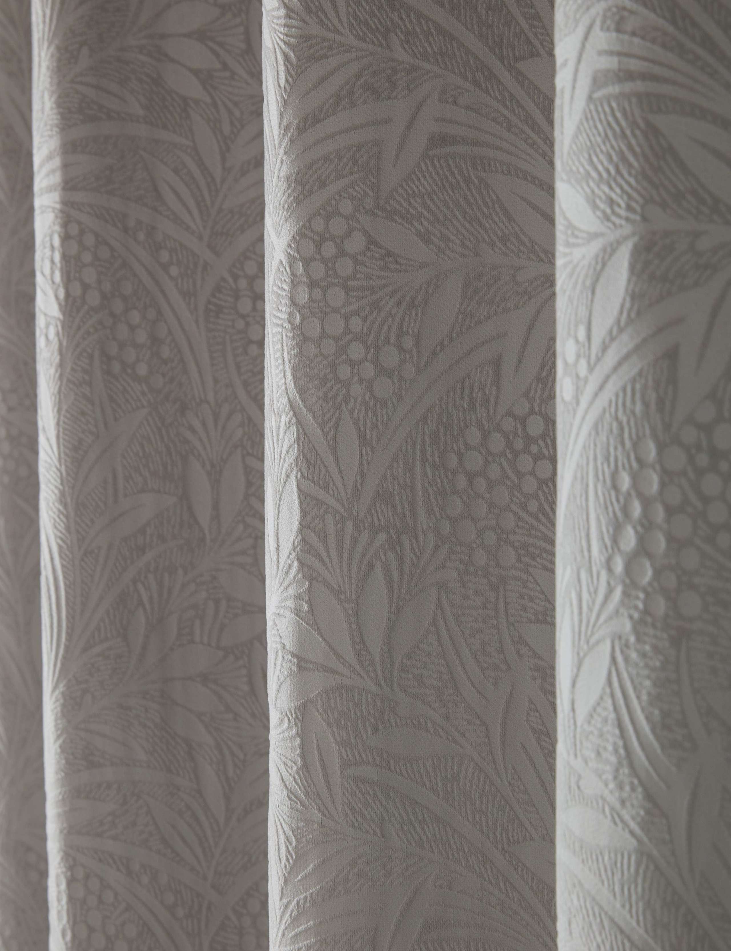 Barley Embossed Eyelet Curtains 3 of 4