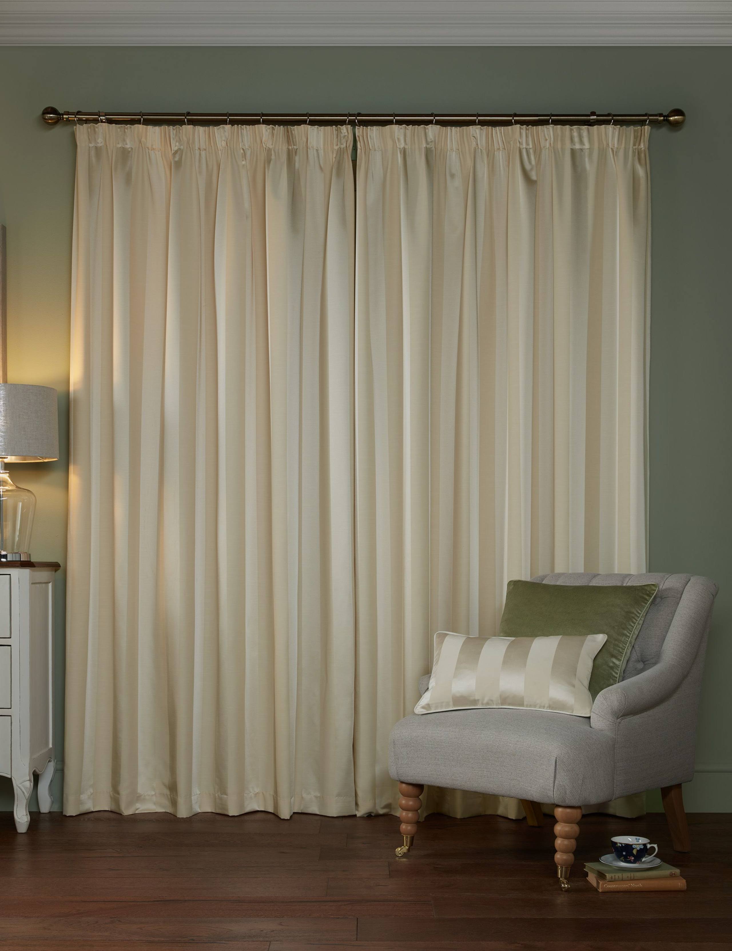 Lille Stripe Pencil Pleat Curtains 2 of 4