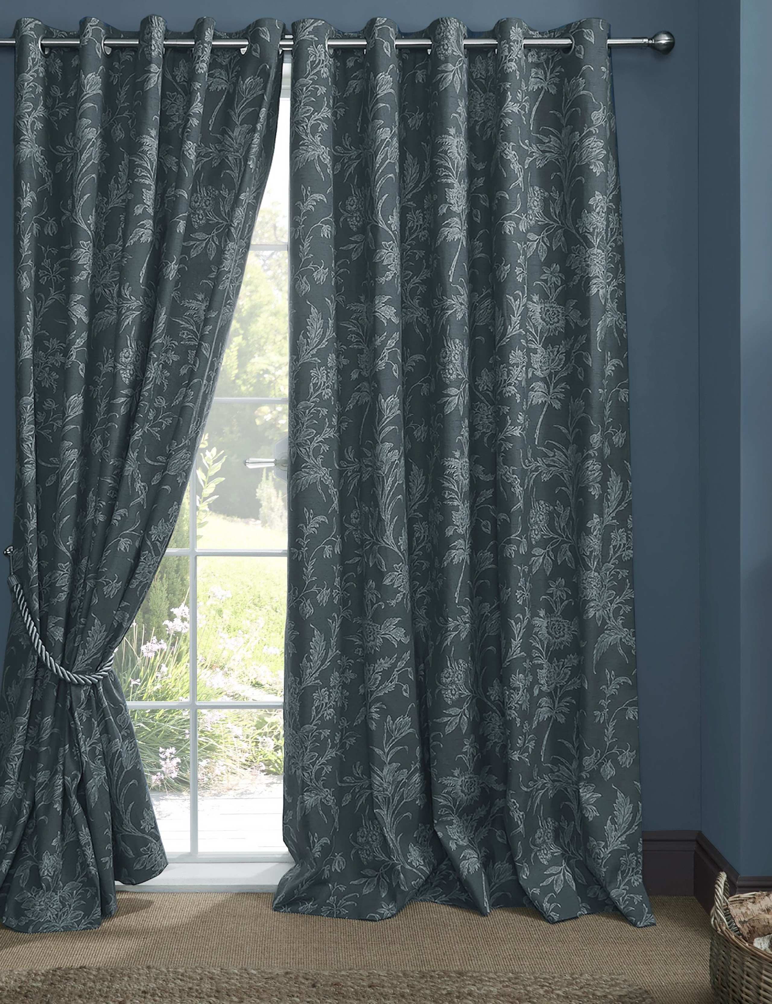 Lloyd Pure Cotton Eyelet Curtains 1 of 2