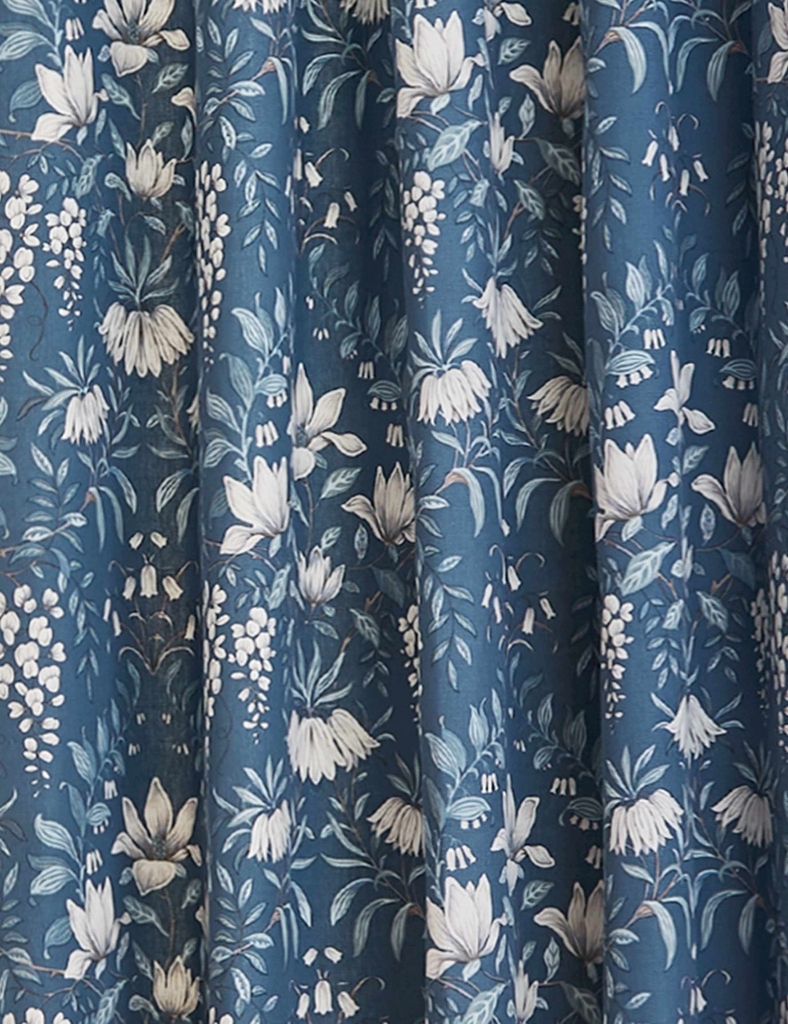 Parterre Pure Cotton Floral Eyelet Curtains 2 of 2