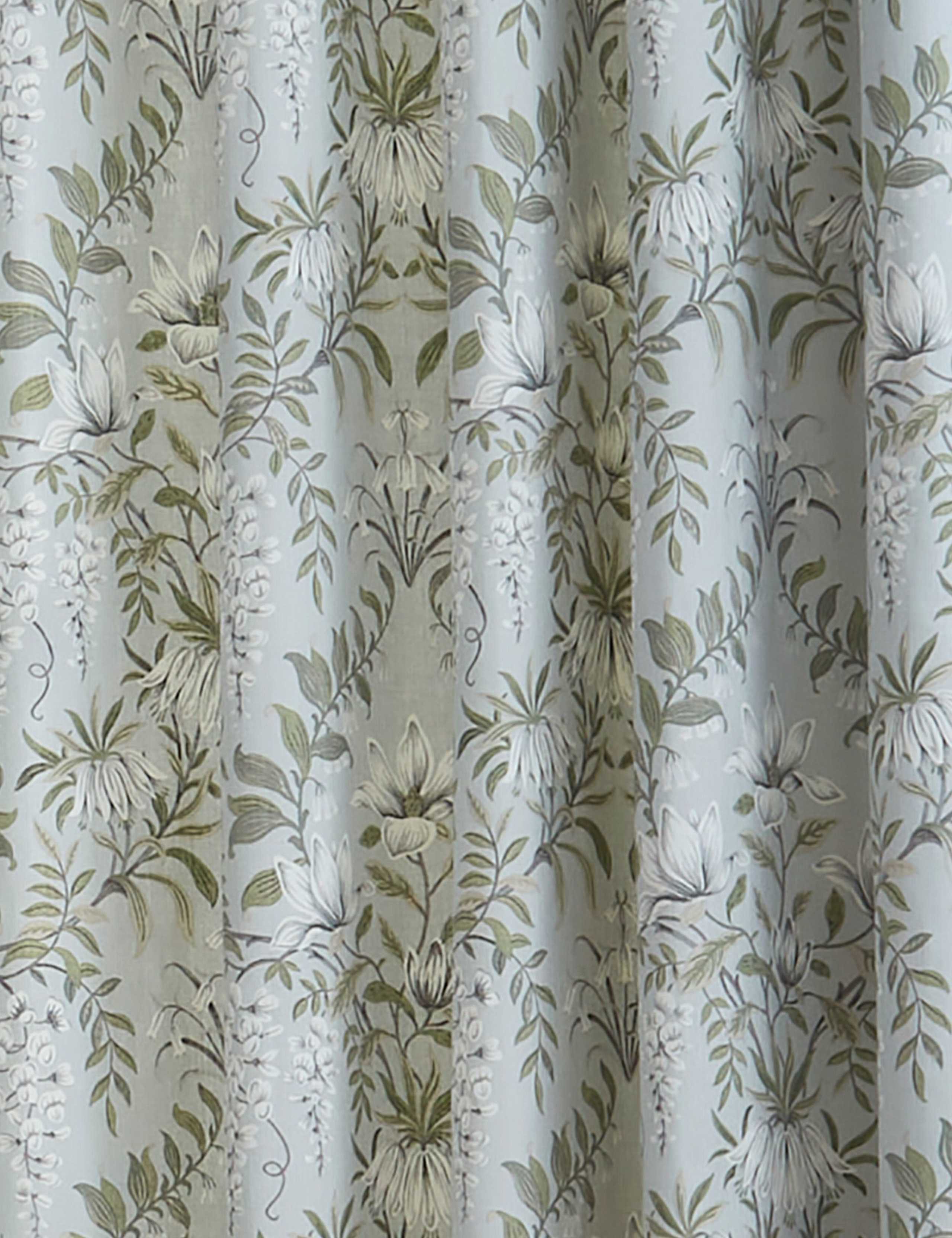 Parterre Pure Cotton Floral Eyelet Curtains 2 of 2