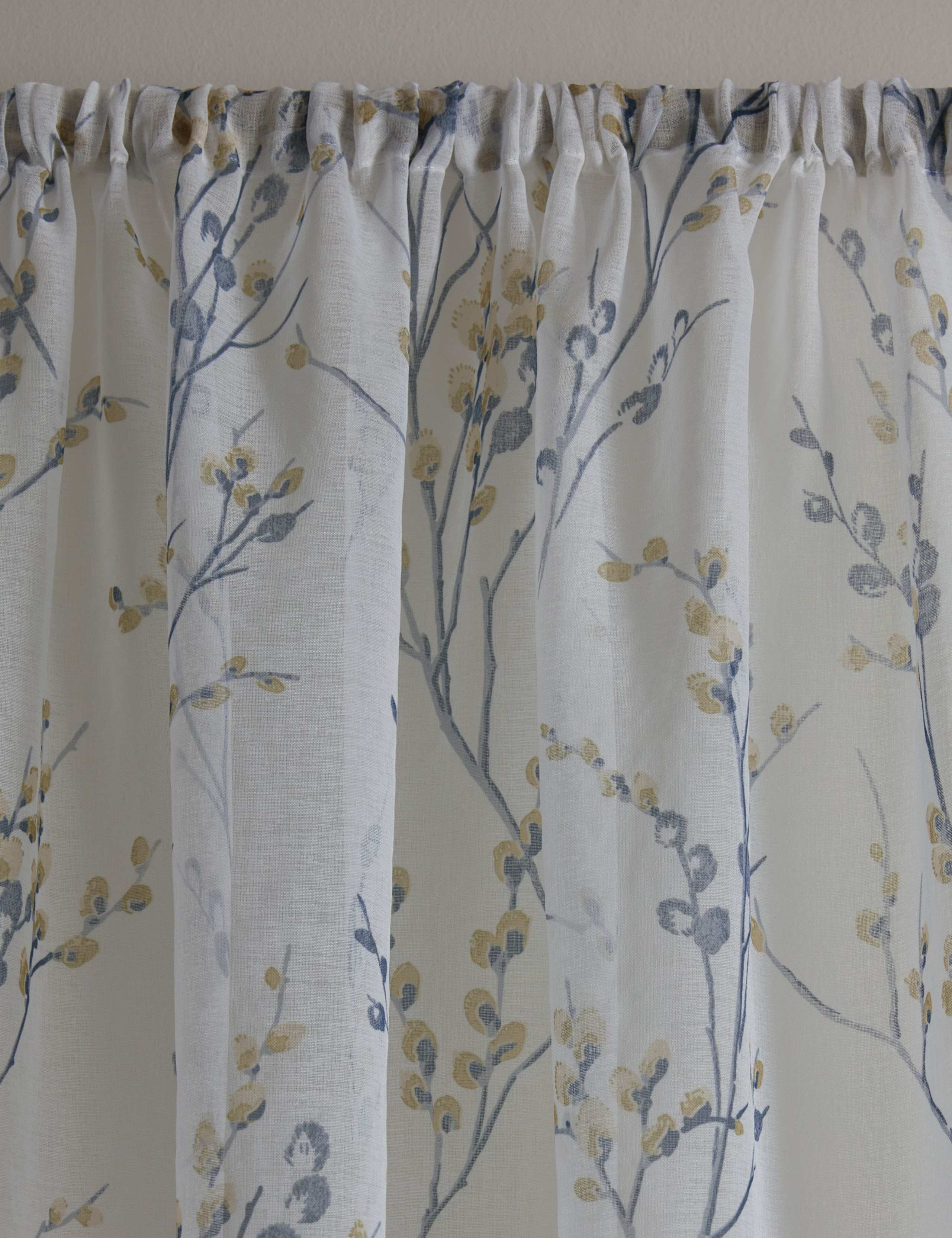 Pussy Willow Sheer Voile Panel Curtain 2 of 3