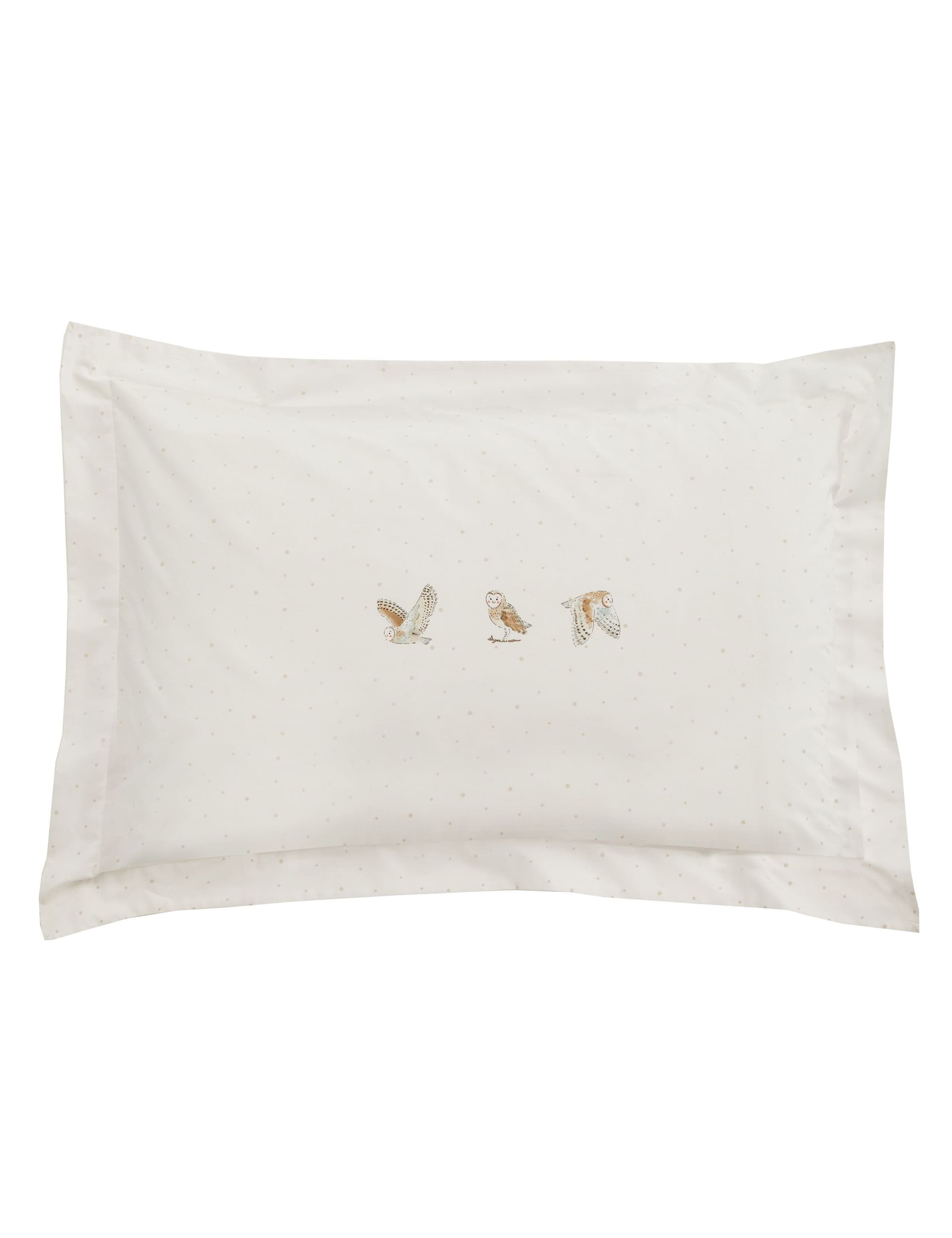 Pure Cotton Snowy Owls Bedding Set 5 of 6