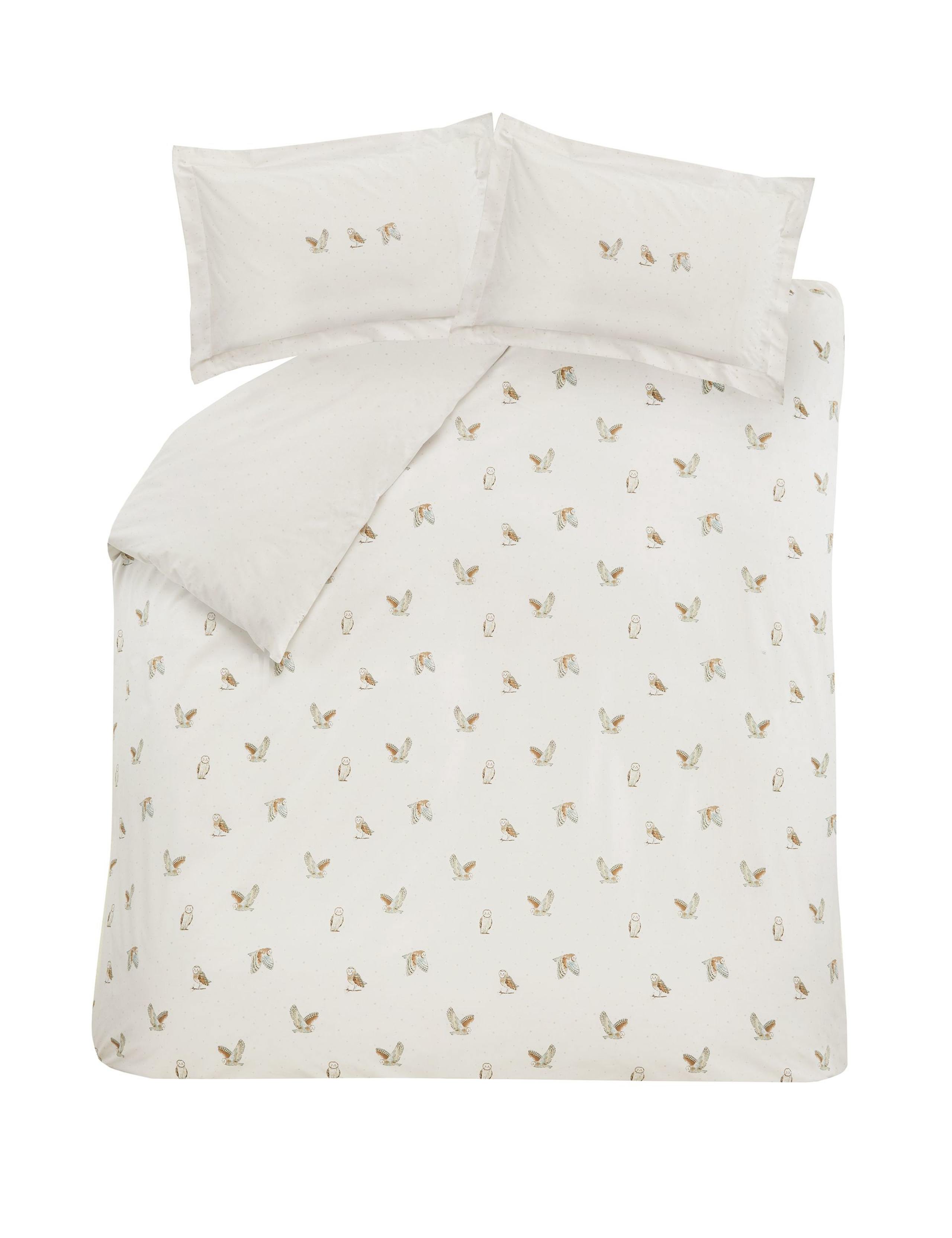 Pure Cotton Snowy Owls Bedding Set 2 of 6