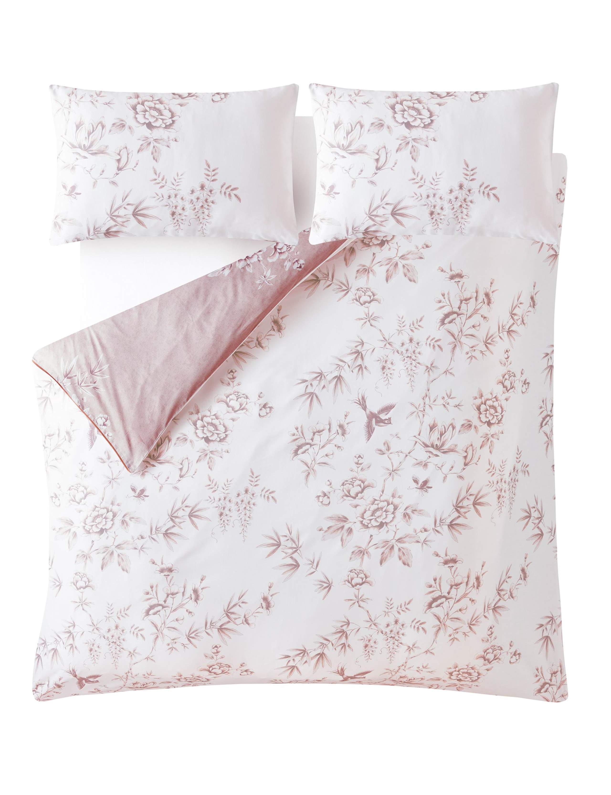 Rowsham Garden Pure Cotton Sateen Bedding Set 7 of 8
