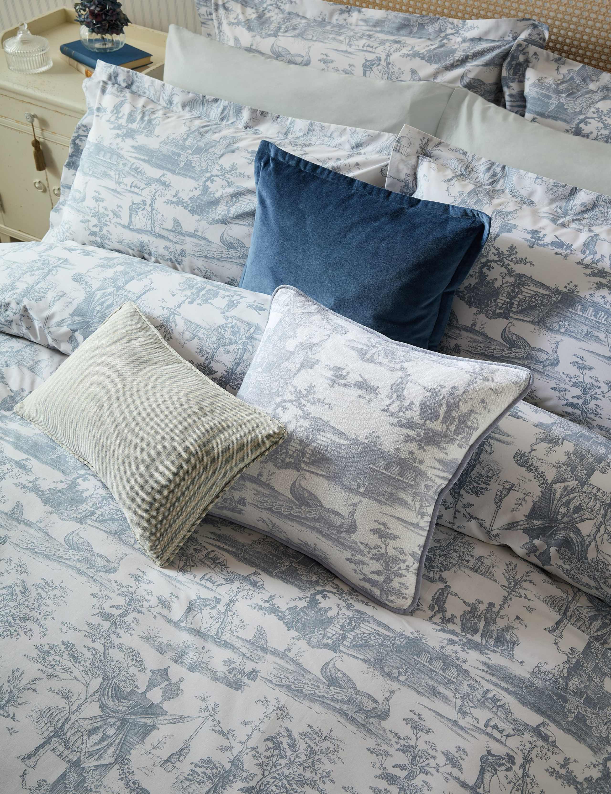 Braysmith Toile Pure Cotton Bedding Set 3 of 6