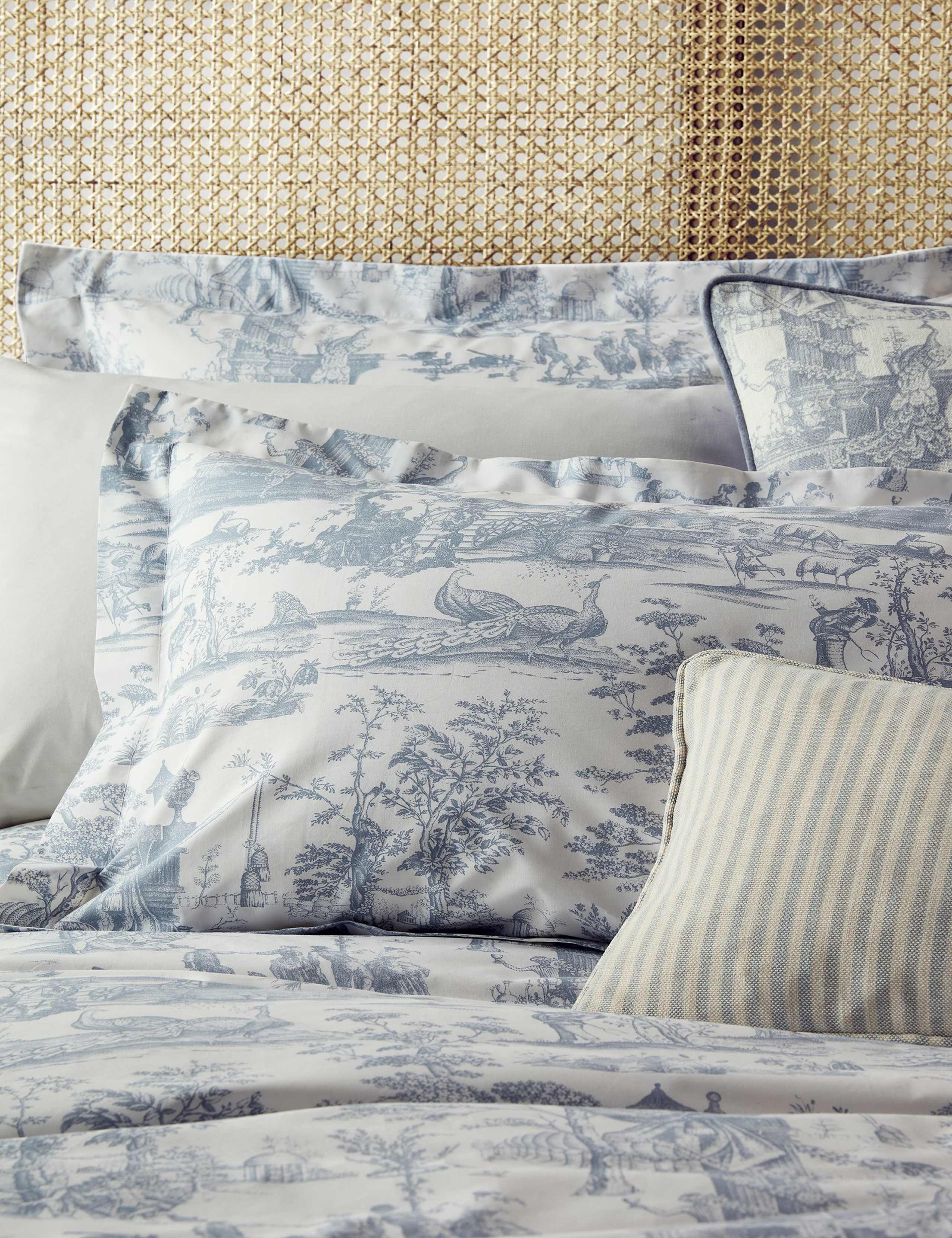 Braysmith Toile Pure Cotton Bedding Set 5 of 6