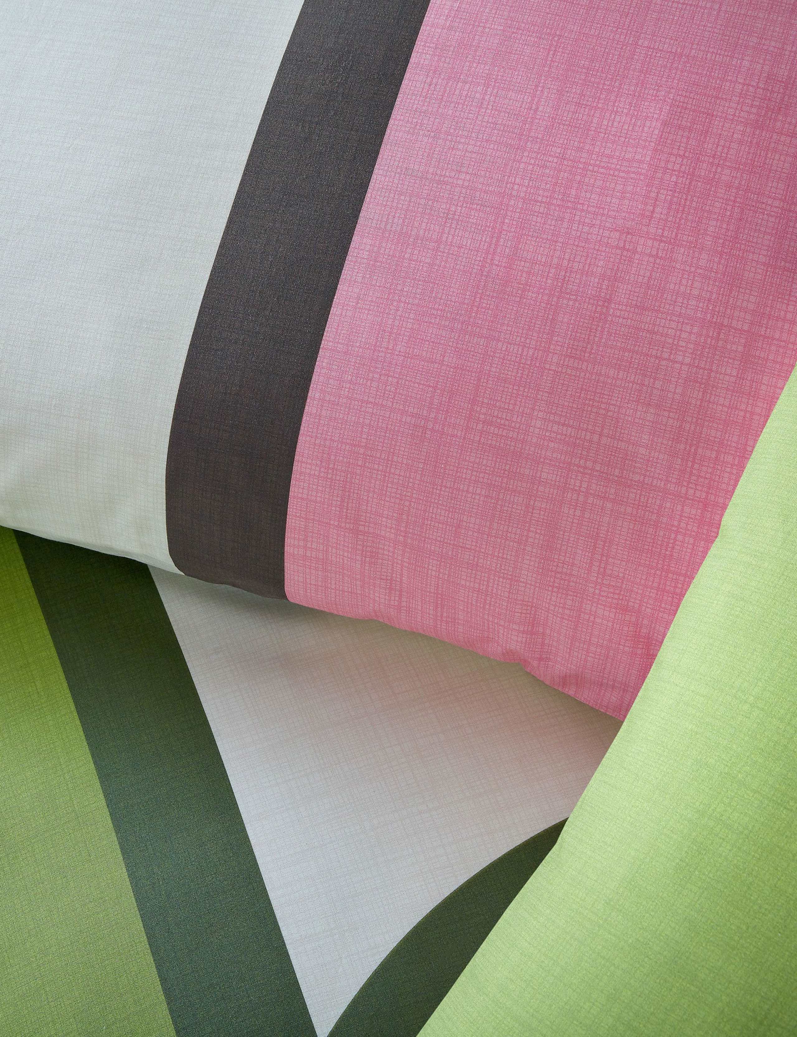 Pure Cotton Abacus Block Percale Bedding Set 6 of 6
