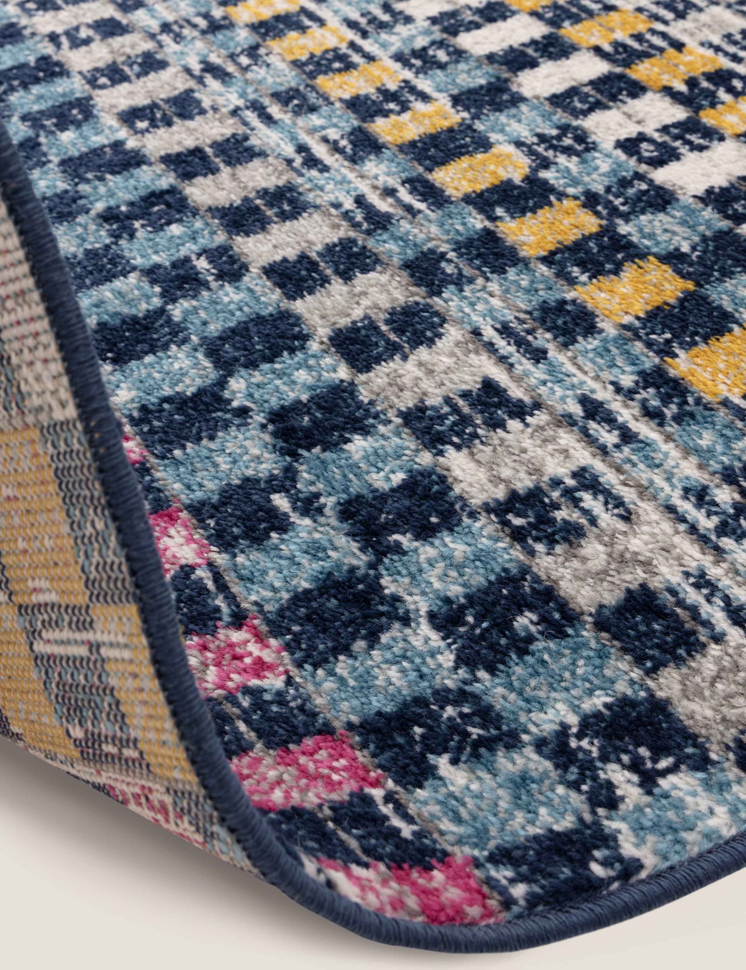 Muse Check Bright Woven Rug 7 of 8