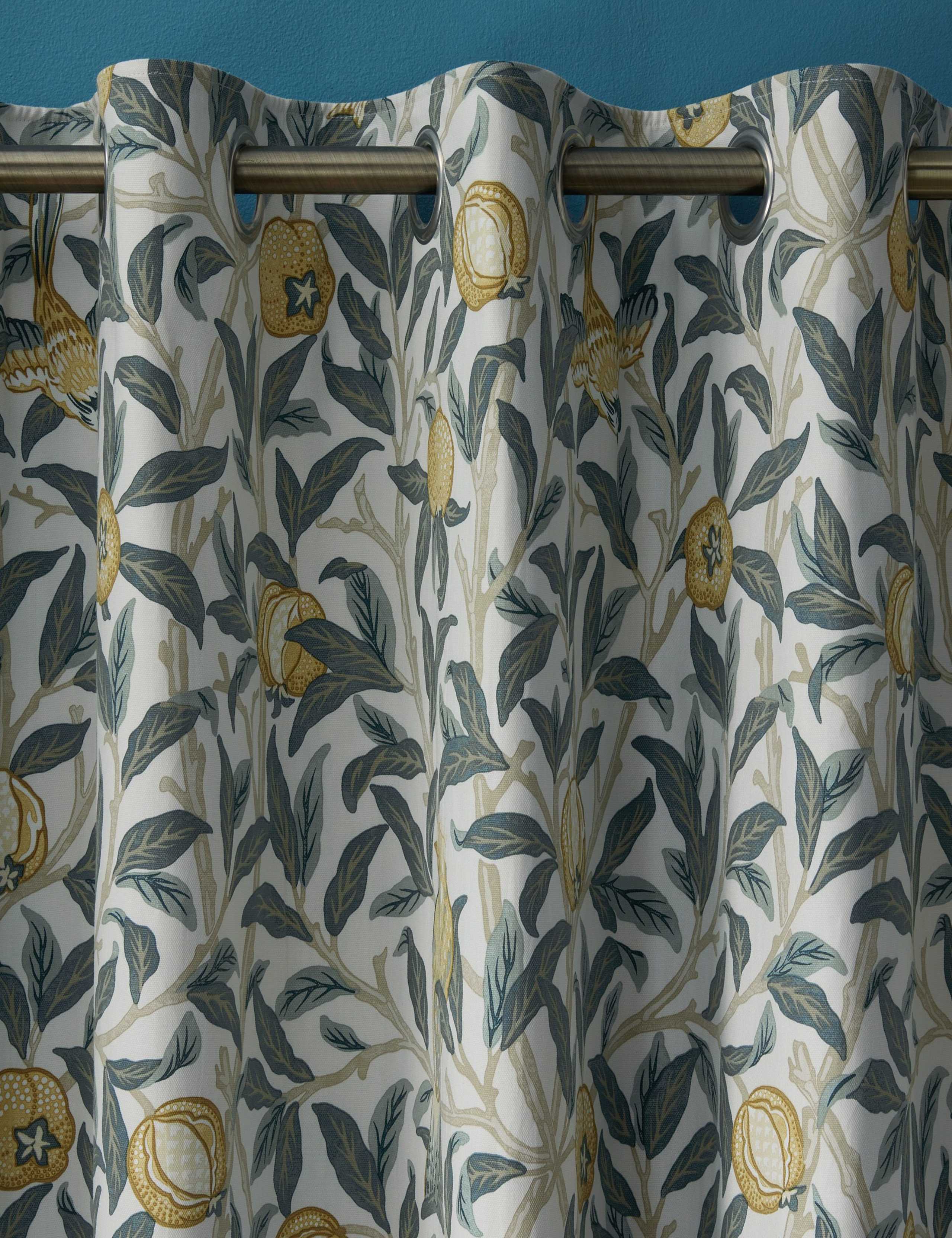 Bird and Pomegranate Eyelet Blackout Curtains 3 of 3