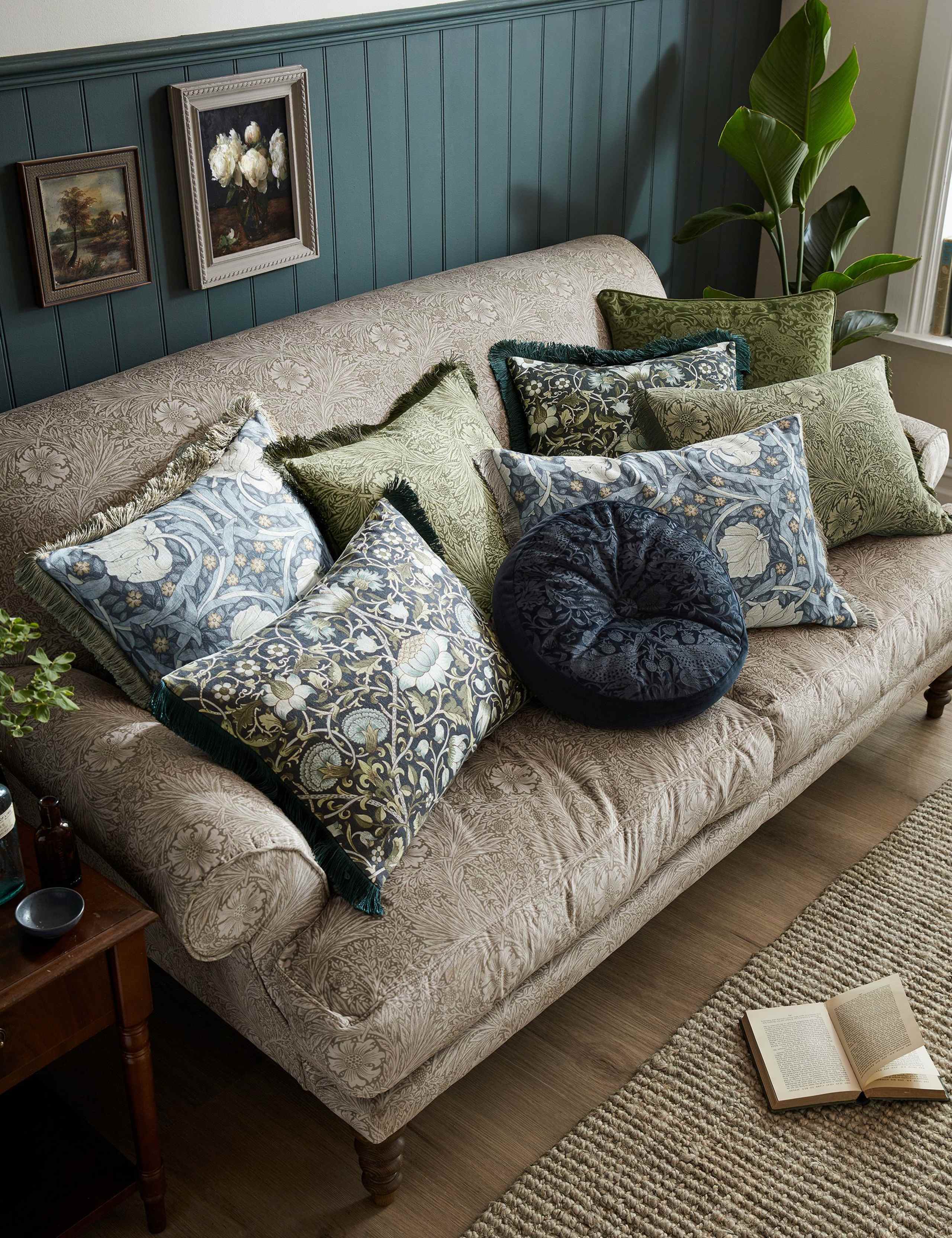 Pure Cotton Pimpernel Cushion 4 of 4
