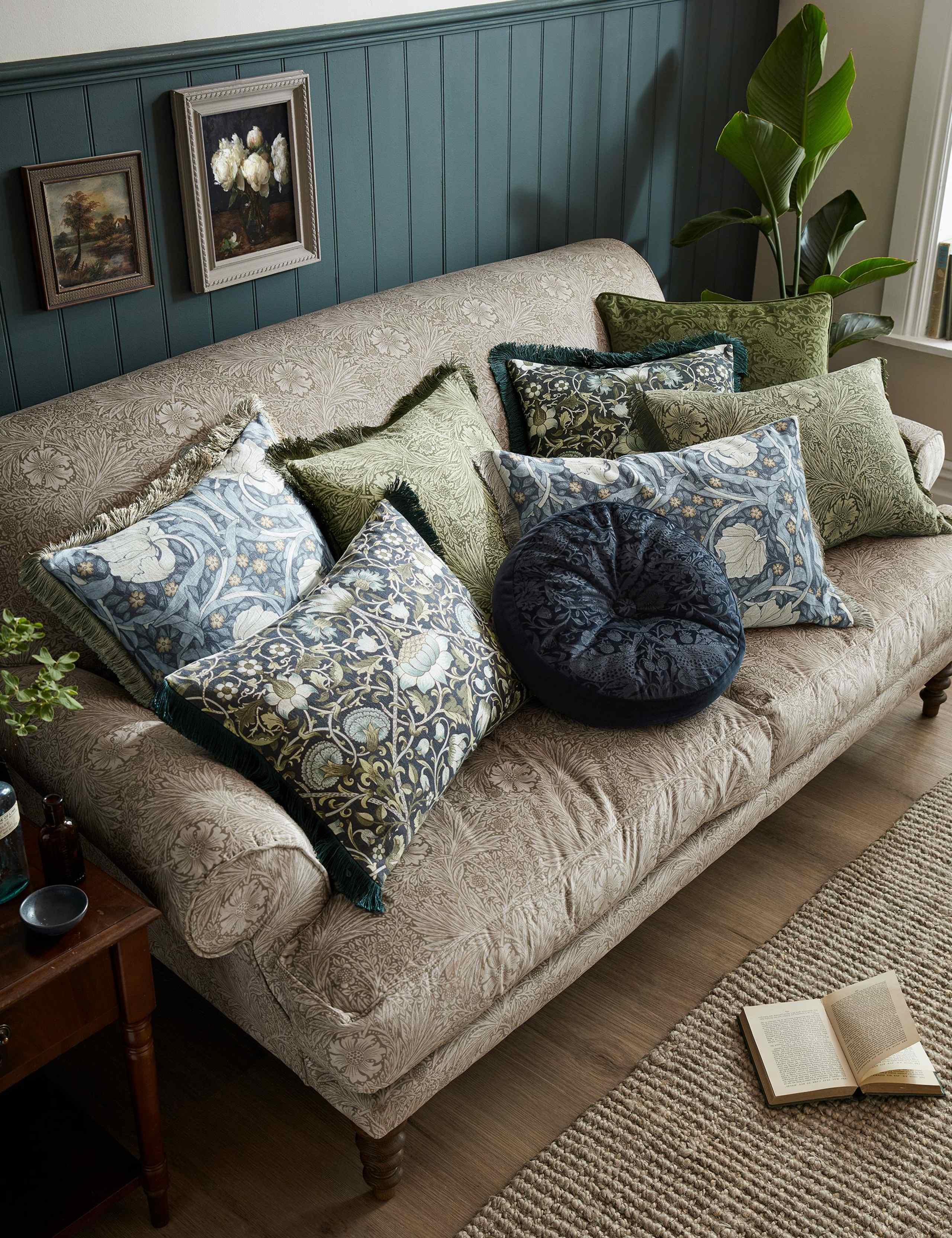 Pure Cotton Pimpernel Cushion 4 of 4