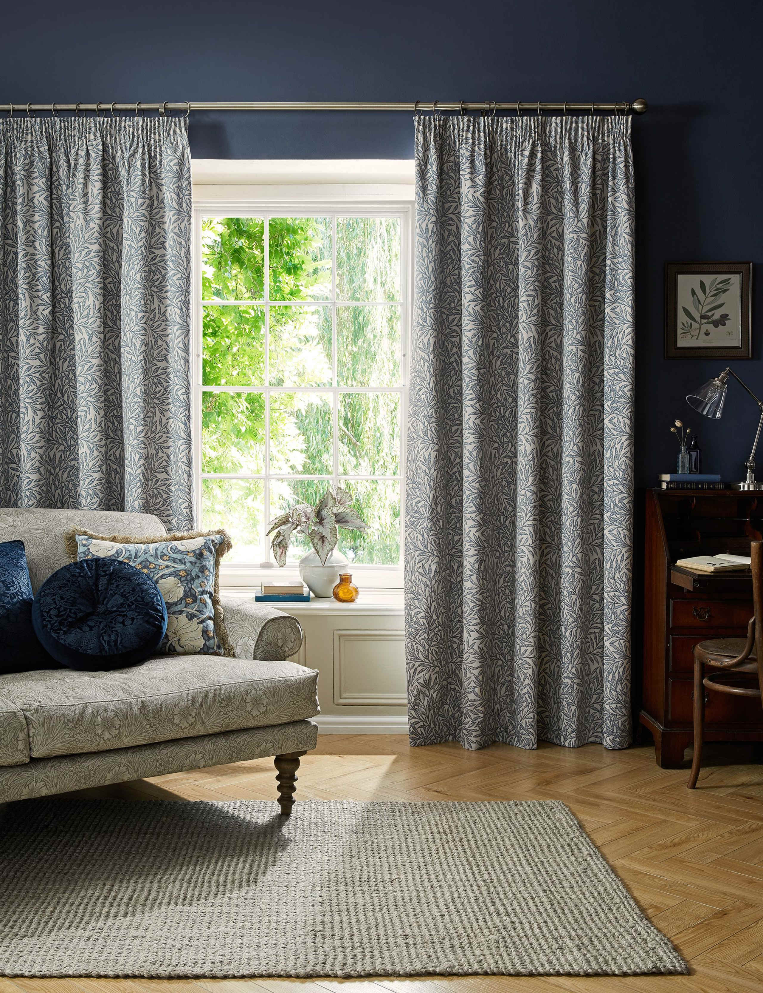 Original Willow Pencil Pleat Blackout Curtains 1 of 5