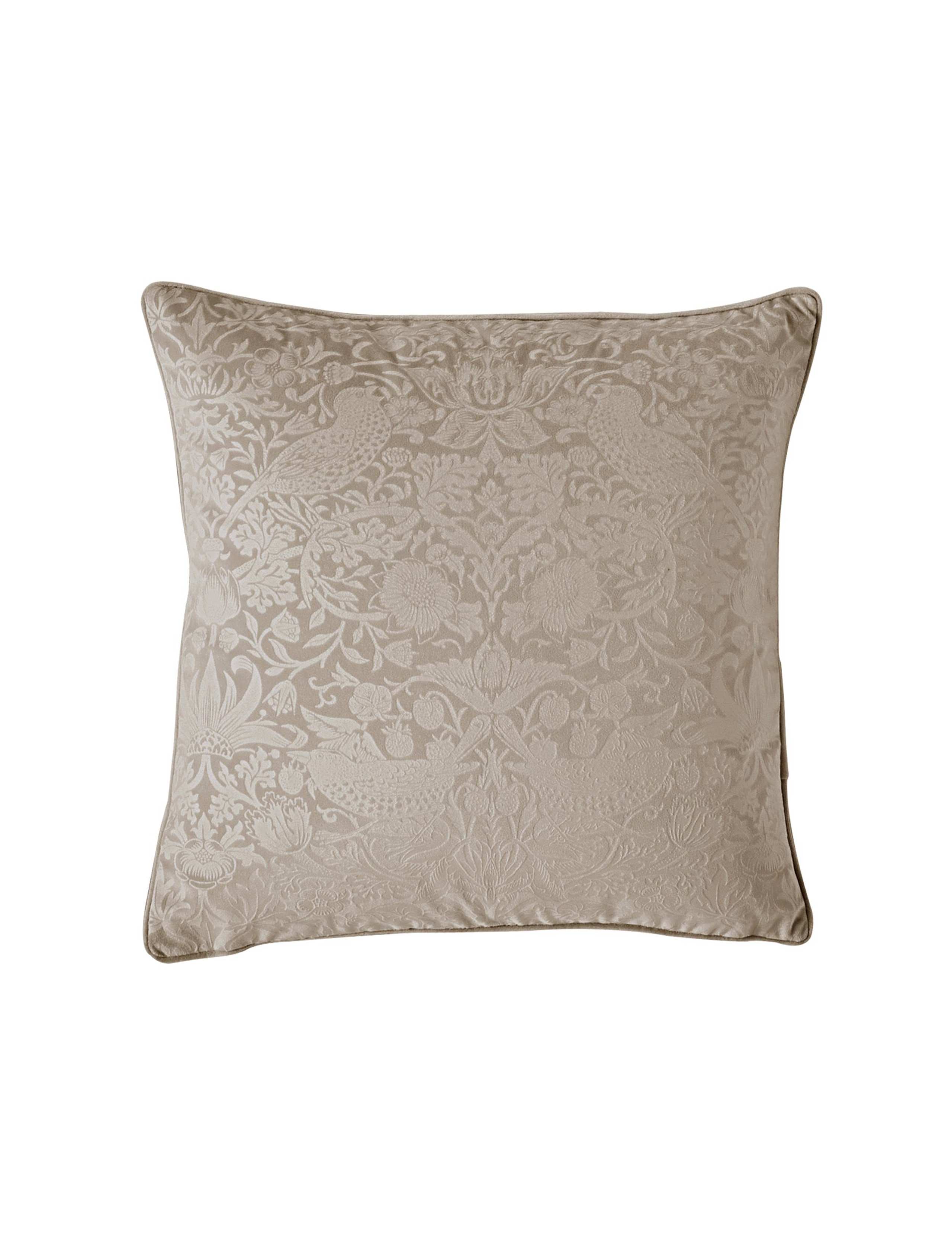 Velvet Strawberry Thief Cushion 2 of 2