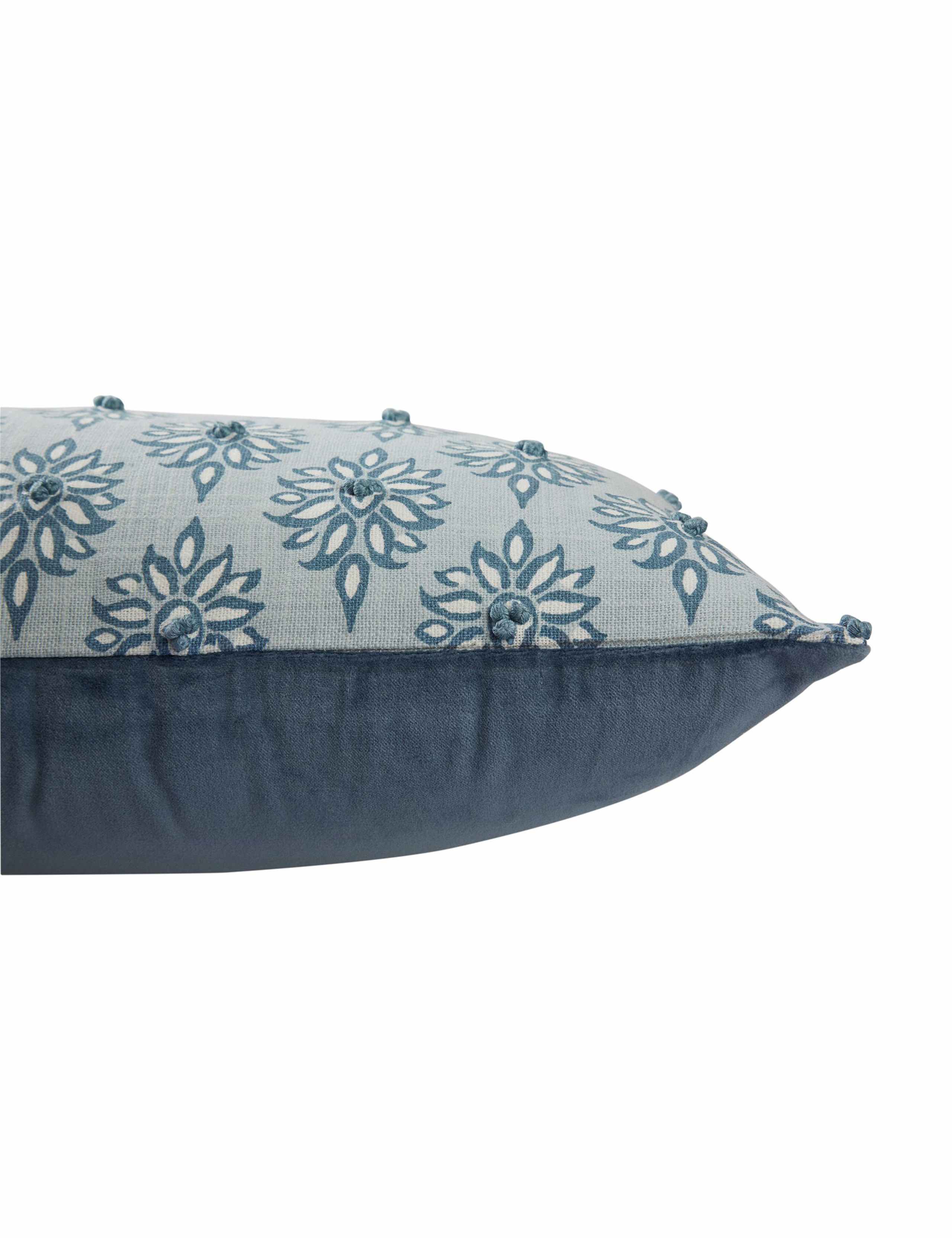 Pure Cotton Gower Floral Cushion 3 of 4