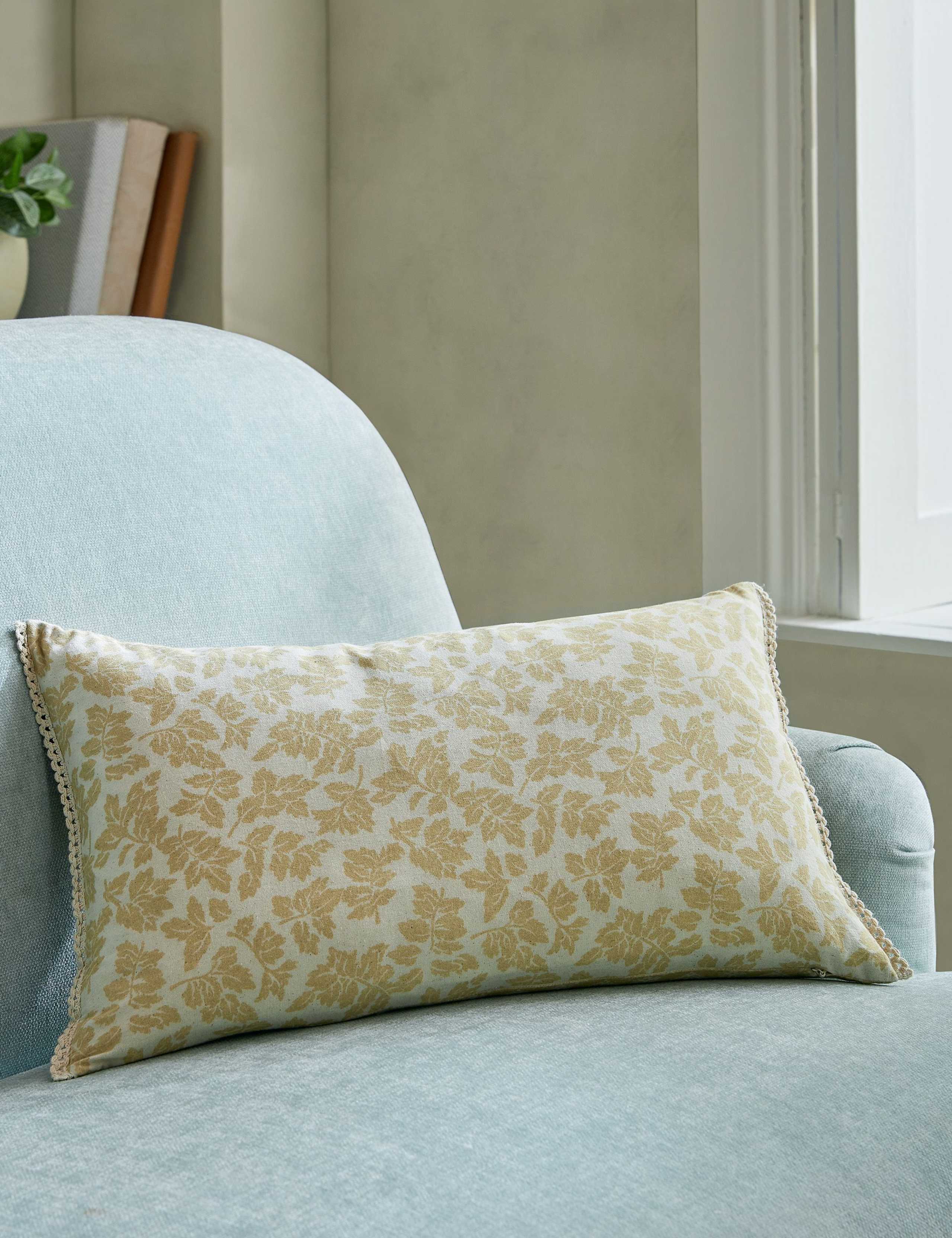 Pure Cotton Lady Fern Cushion 1 of 6