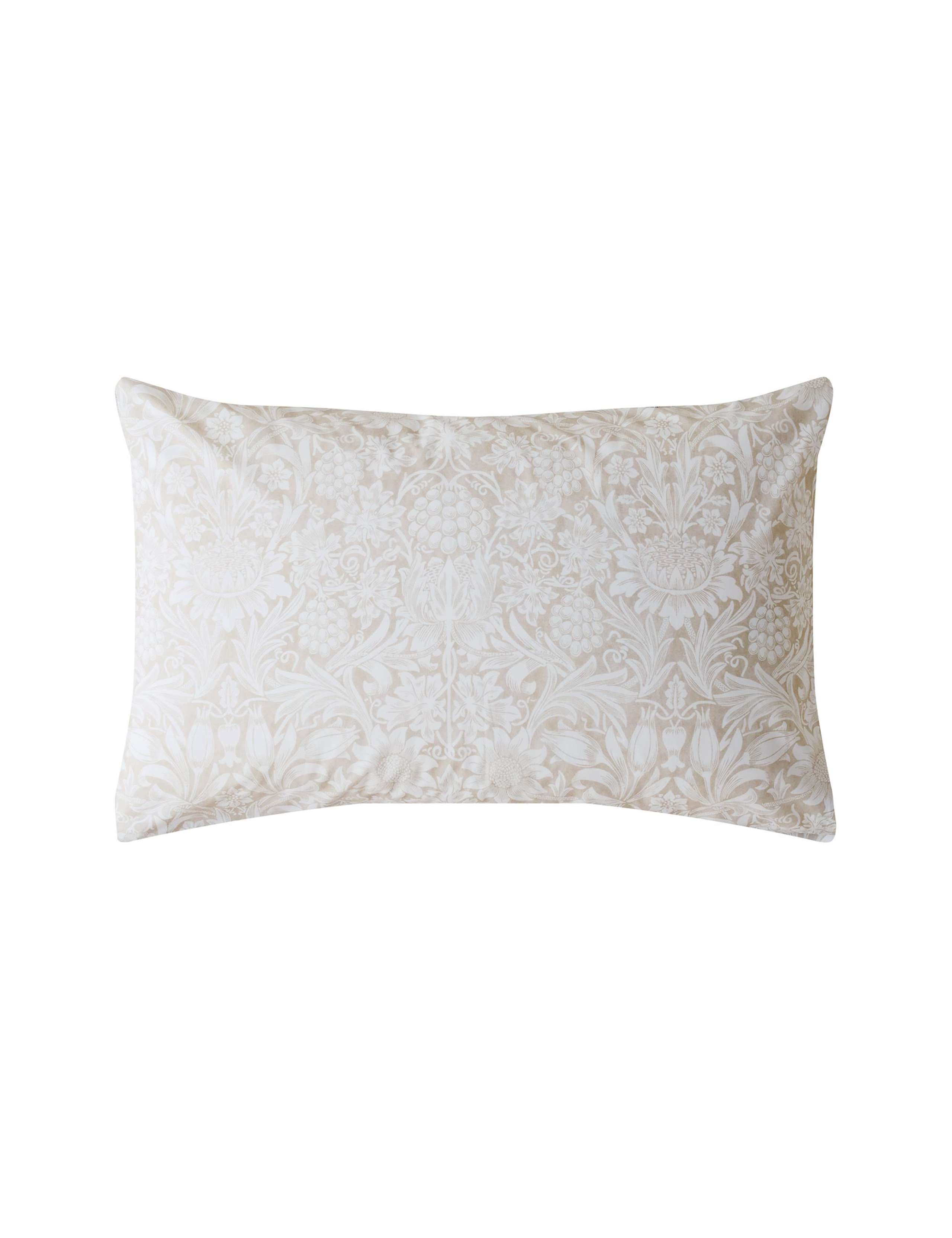 Set of 2 Pure Cotton Sunflower Pillowcases 3 of 3