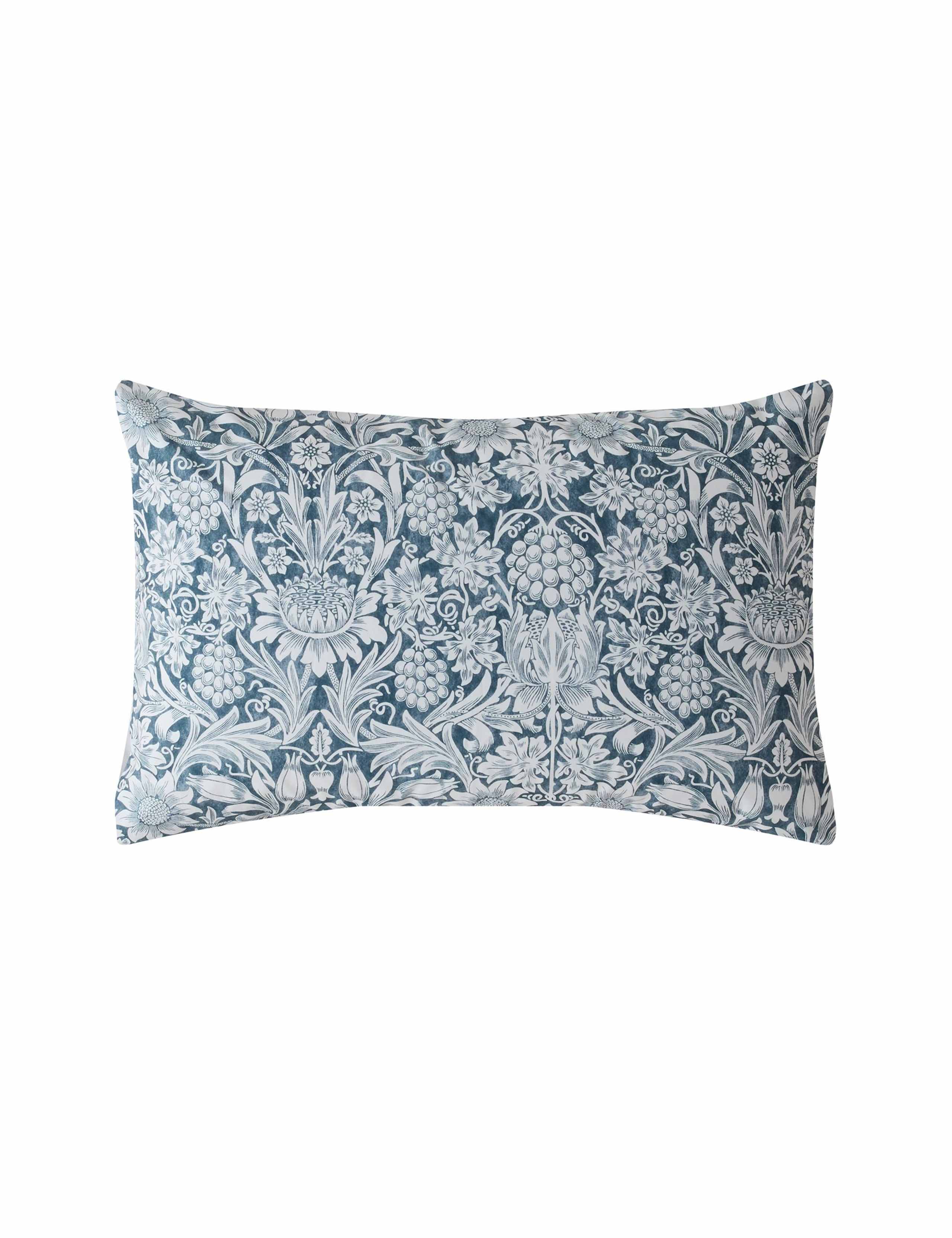 Set of 2 Pure Cotton Sunflower Pillowcases 2 of 3
