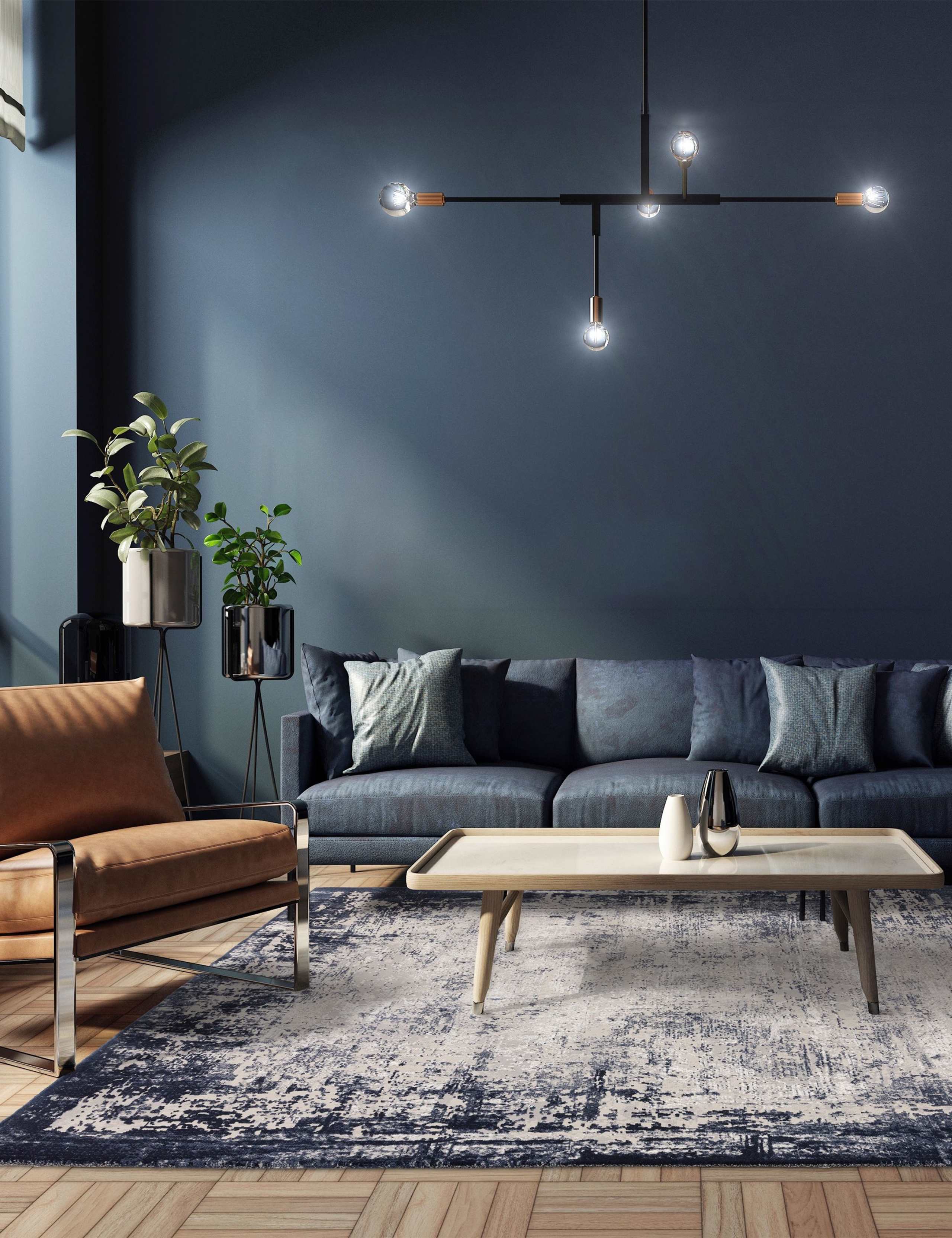 Kuza Border Woven Rug 1 of 6