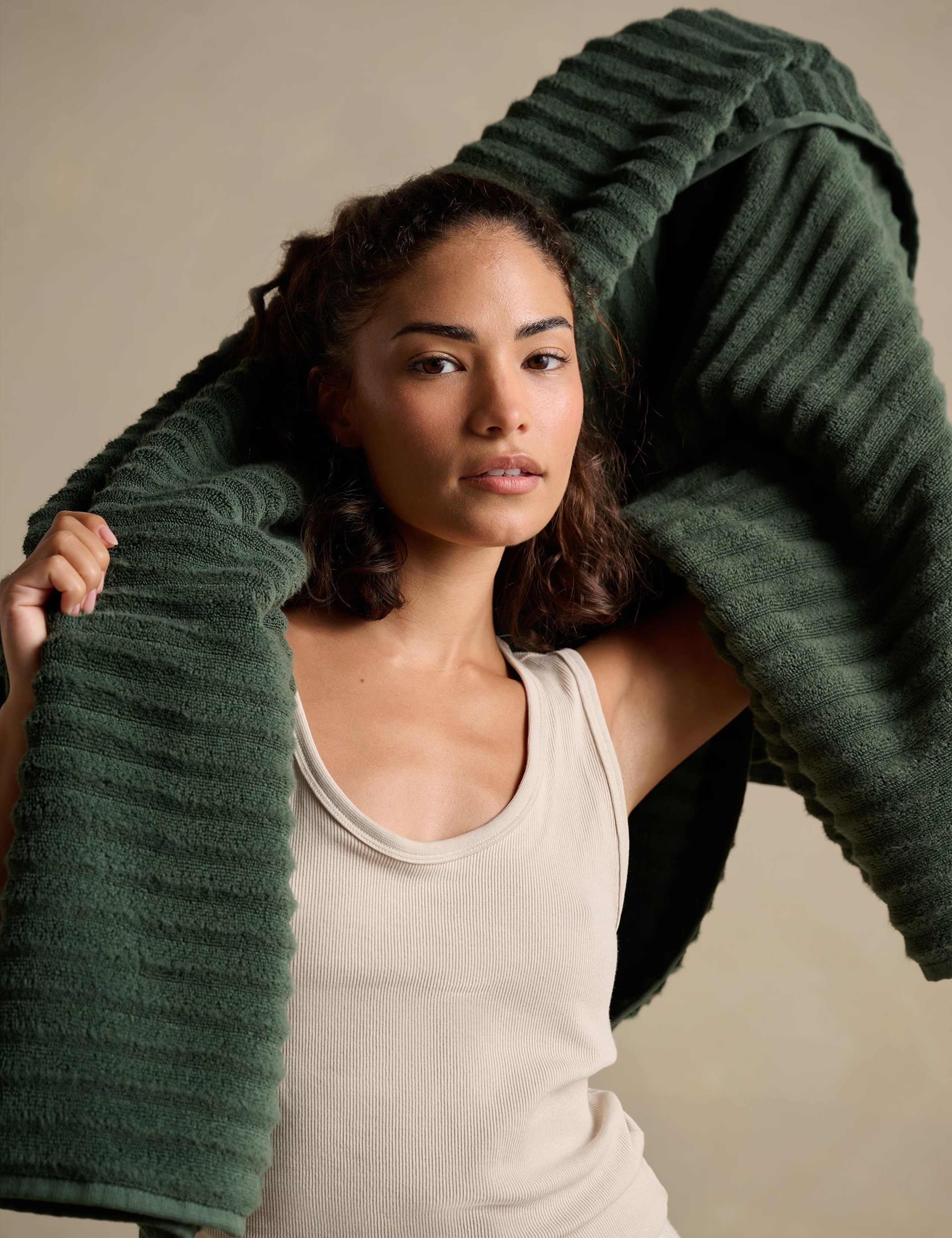 The Ripple Pure Turkish Cotton Towel 5 of 7