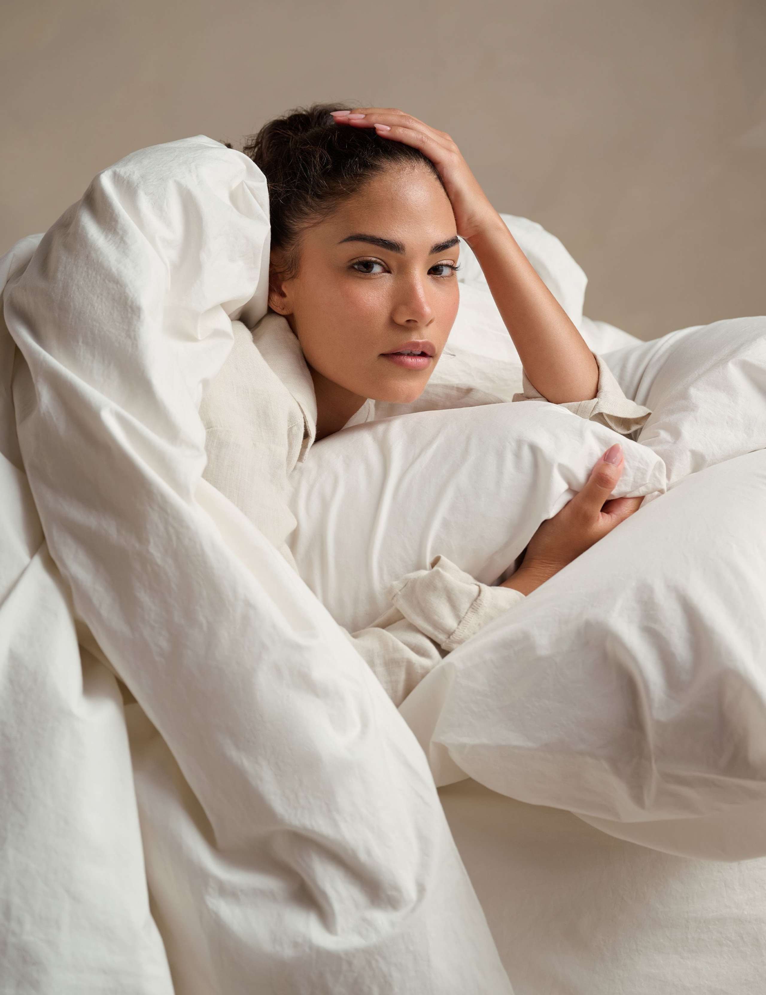 Pure Cotton Washed Fitted Sheet 5 of 5