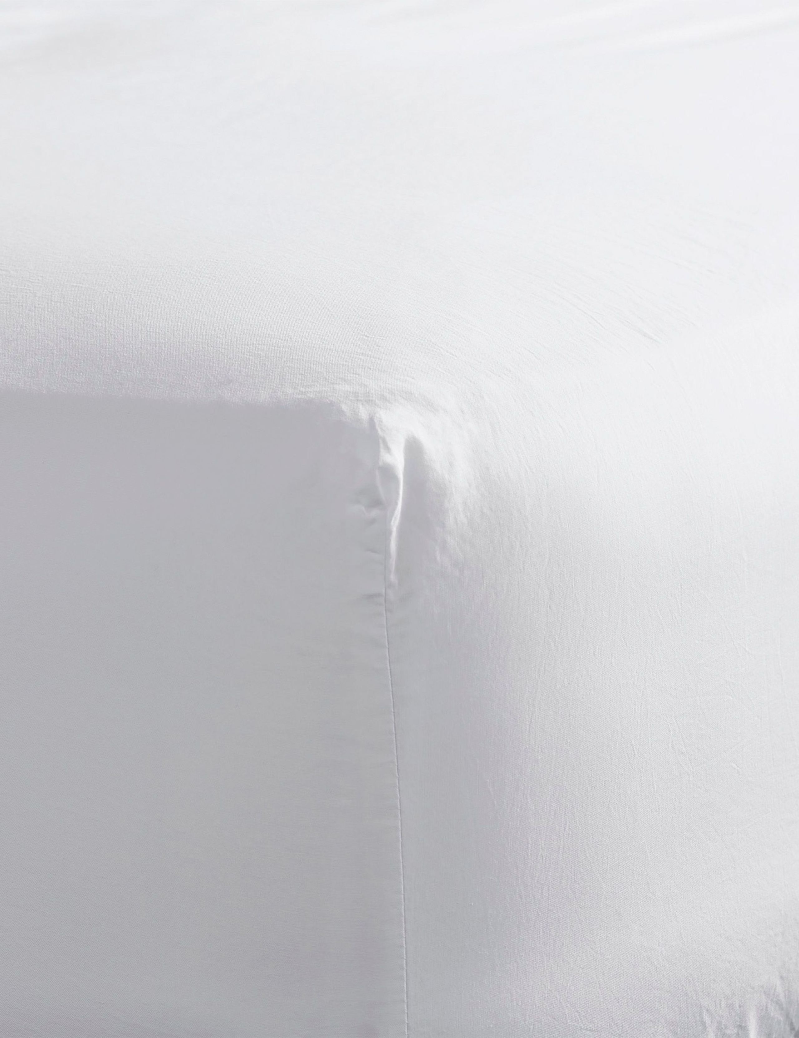 Pure Cotton Washed Fitted Sheet 1 of 2