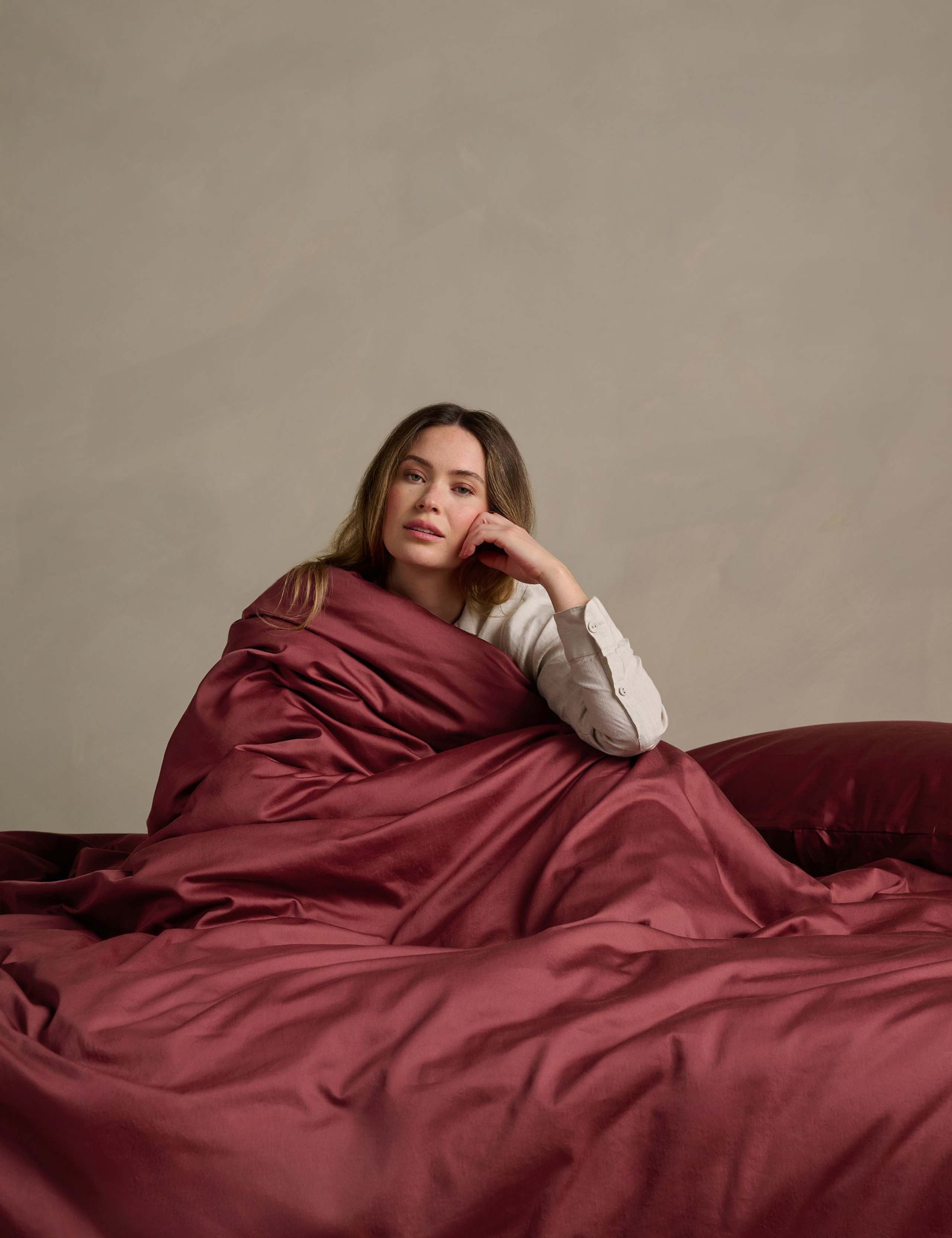 Pure Cotton Sateen Duvet Cover 2 of 5