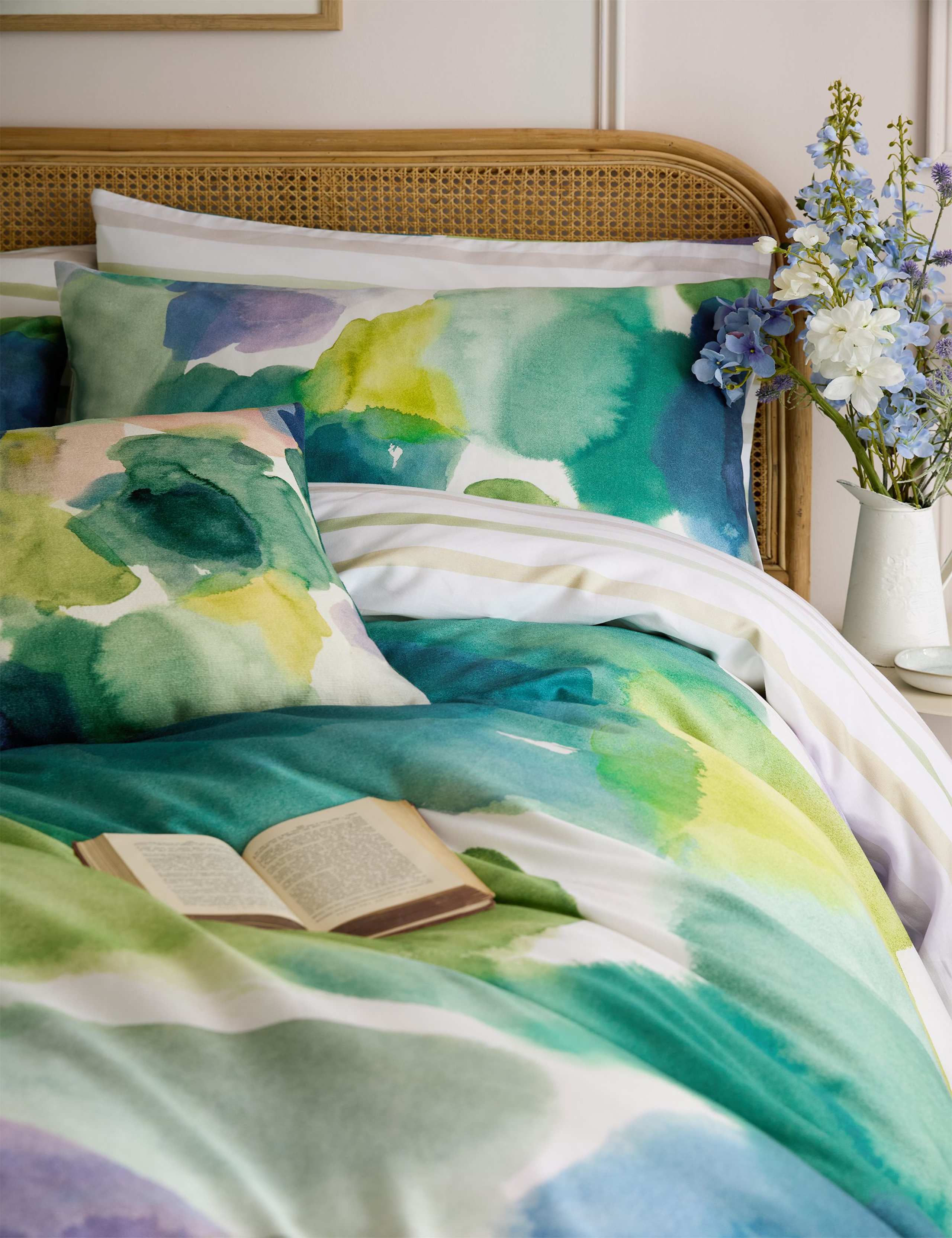 Pure Cotton Sateen Lochaber Bedding Set 3 of 7