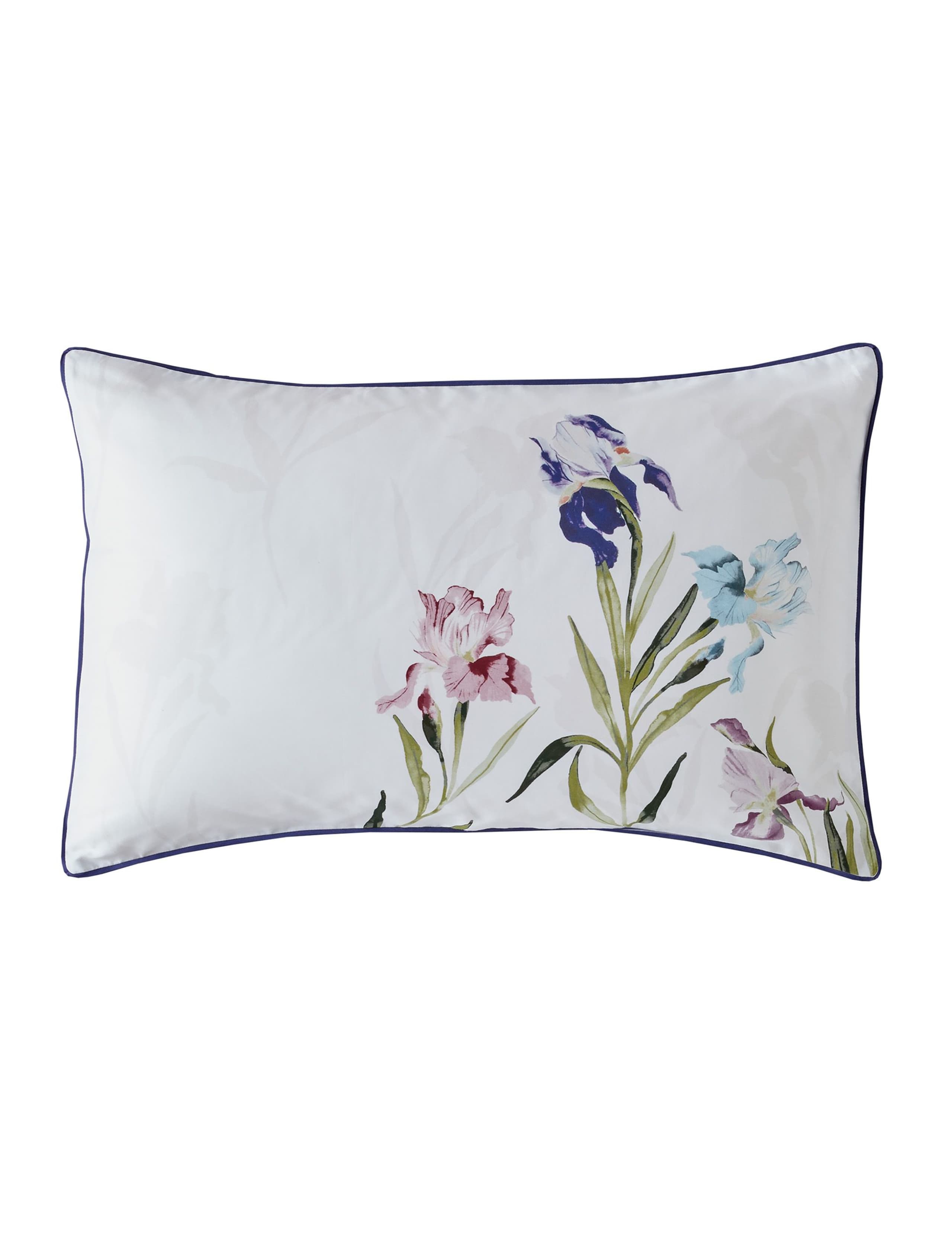 Pure Cotton Sateen Hawling Irises Bedding Set 5 of 8